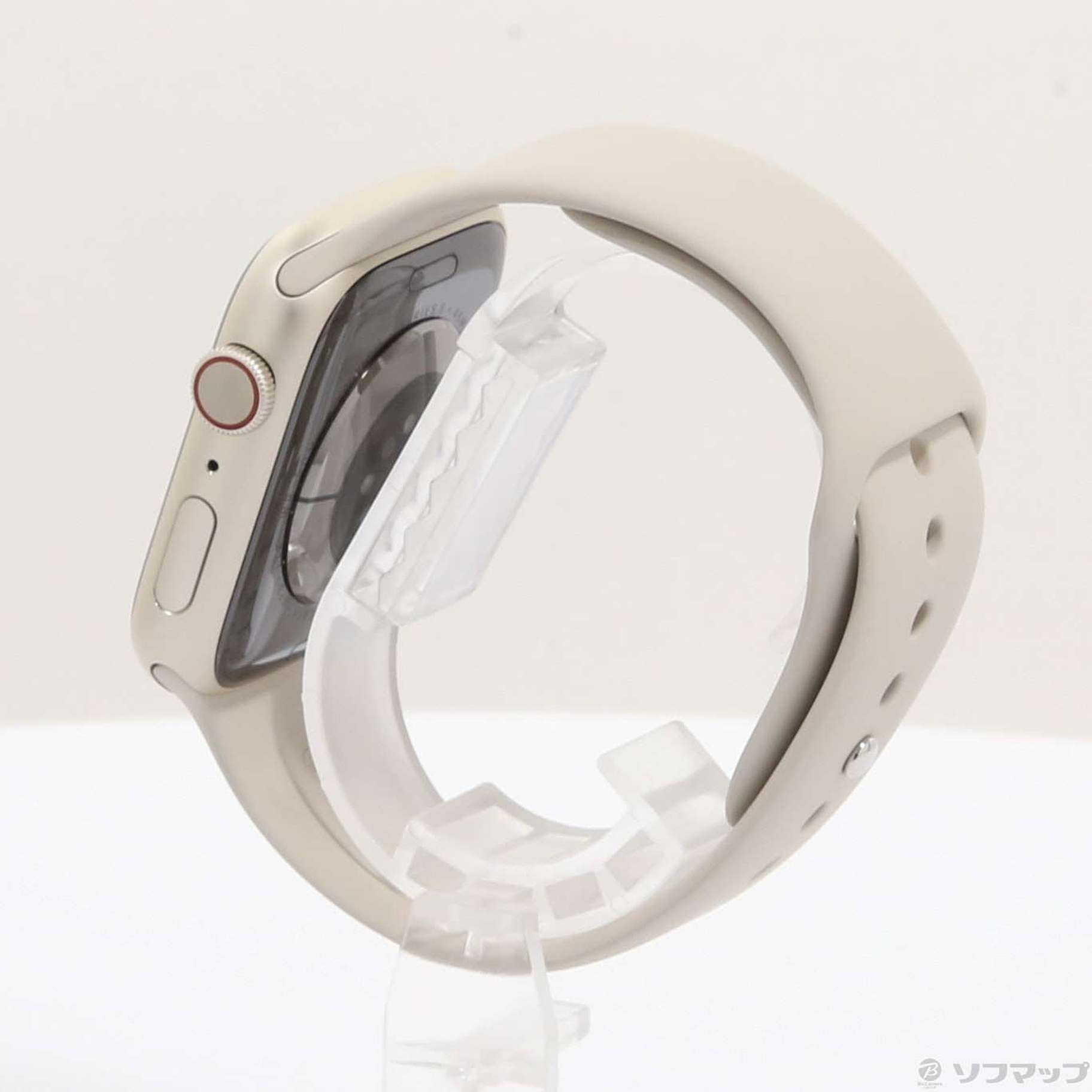 Apple Watch Series 8 GPS + Cellular 45mm スターライトアルミニウムケース スターライトスポーツバンド