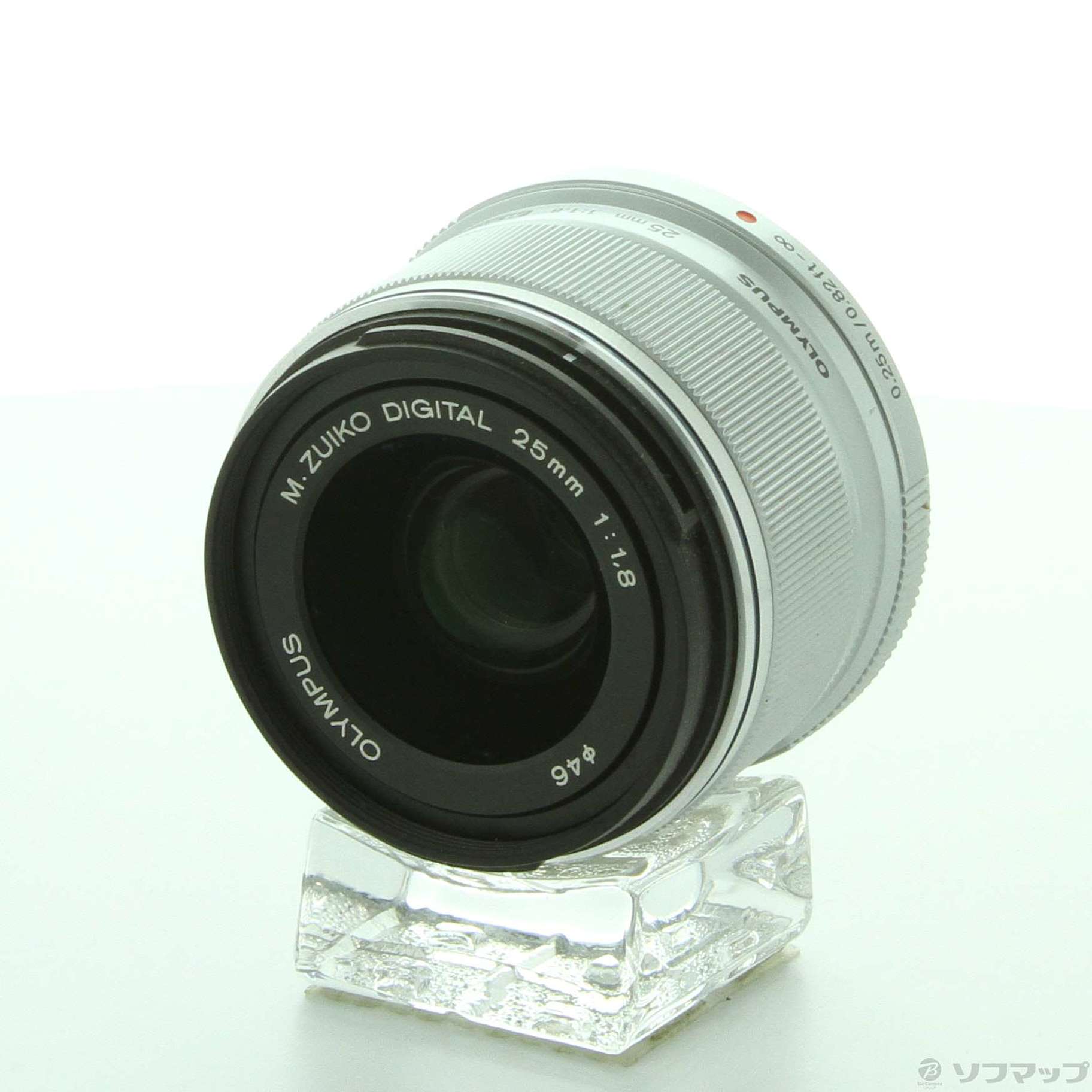 中古】M.ZUIKO DIGITAL 25mm F1.8 (レンズ／シルバー) (μ4／3