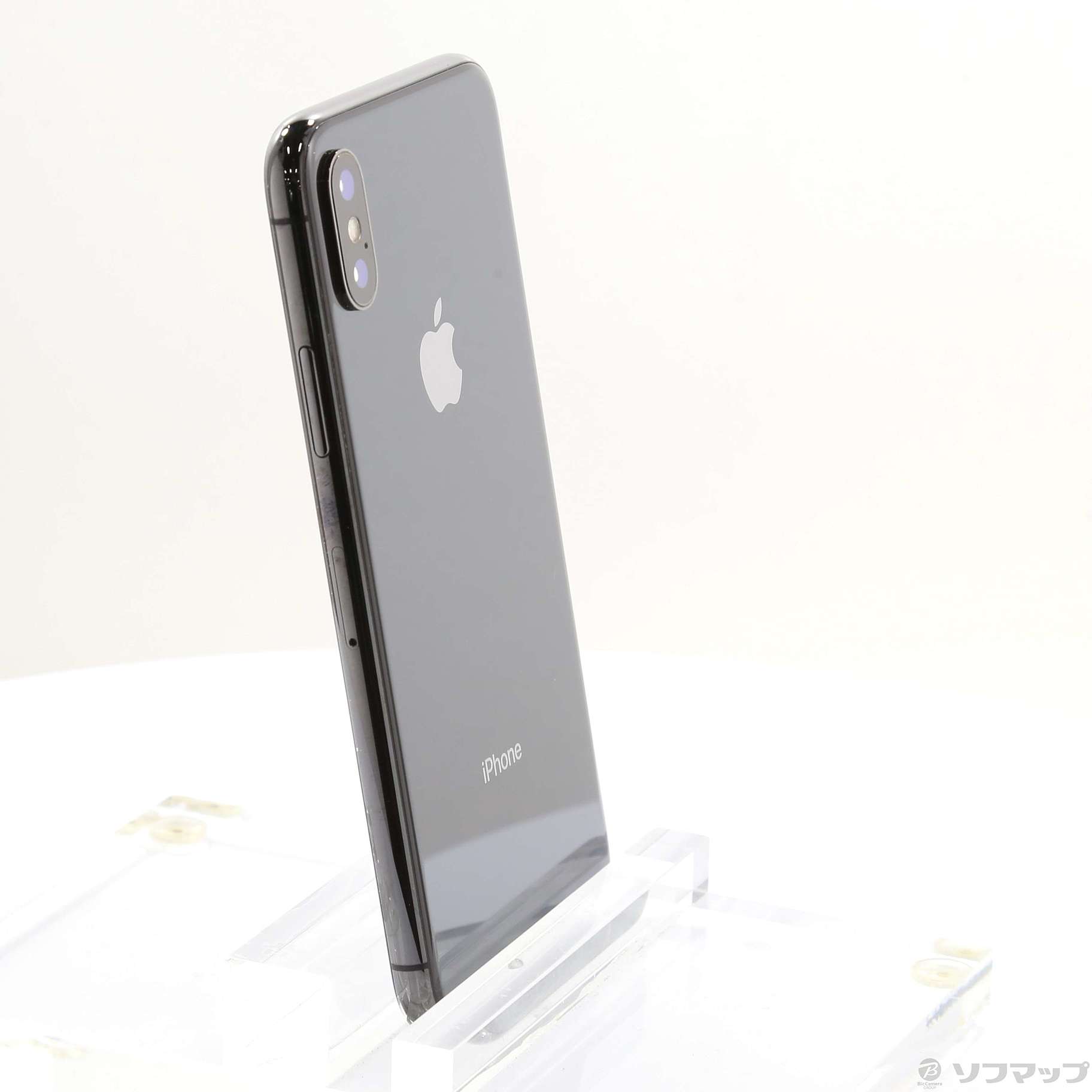 中古】iPhoneX 64GB スペースグレイ MQAX2J／A SoftBank