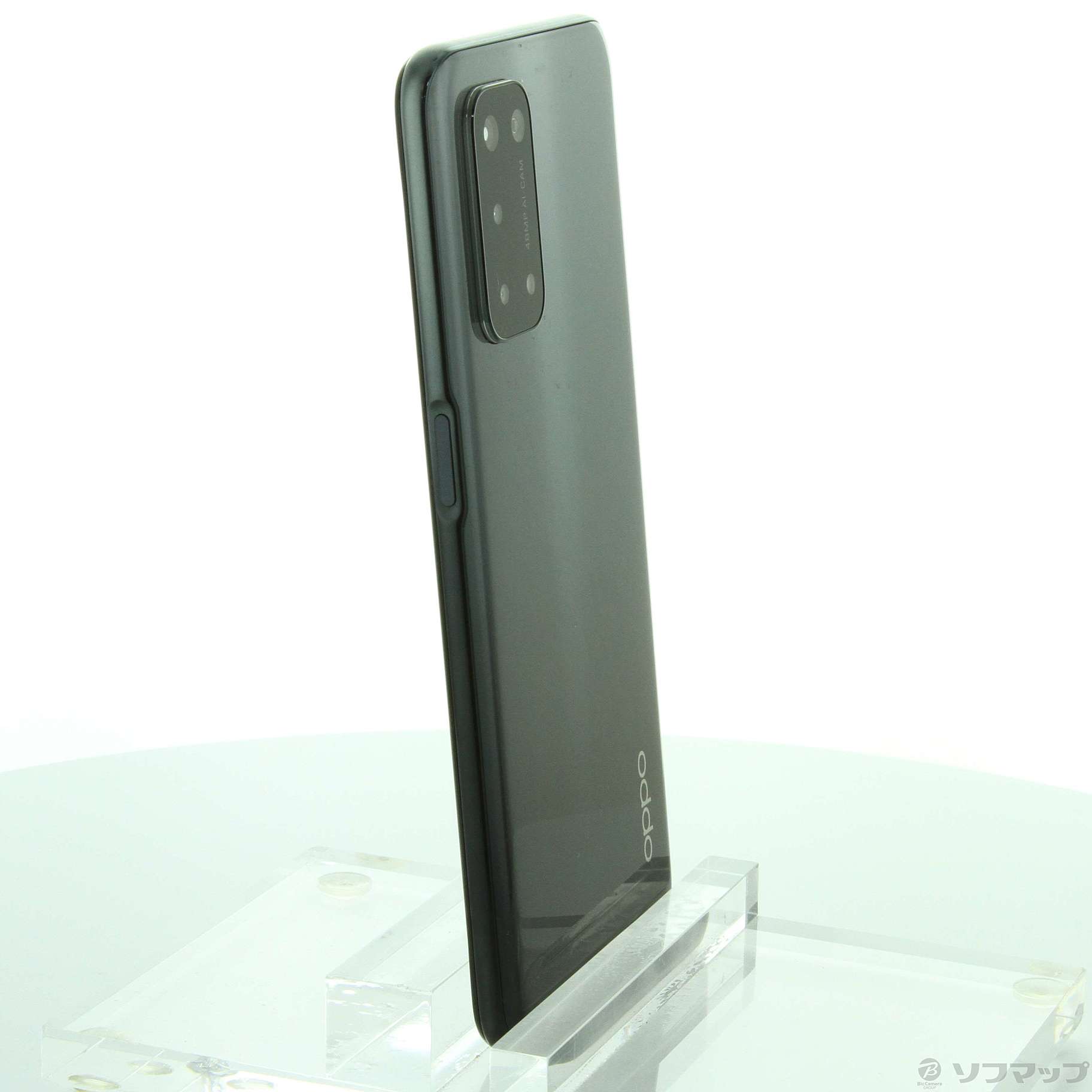 中古】OPPO A54 5G 64GB シルバーブラック OPG02 auロック解除SIM