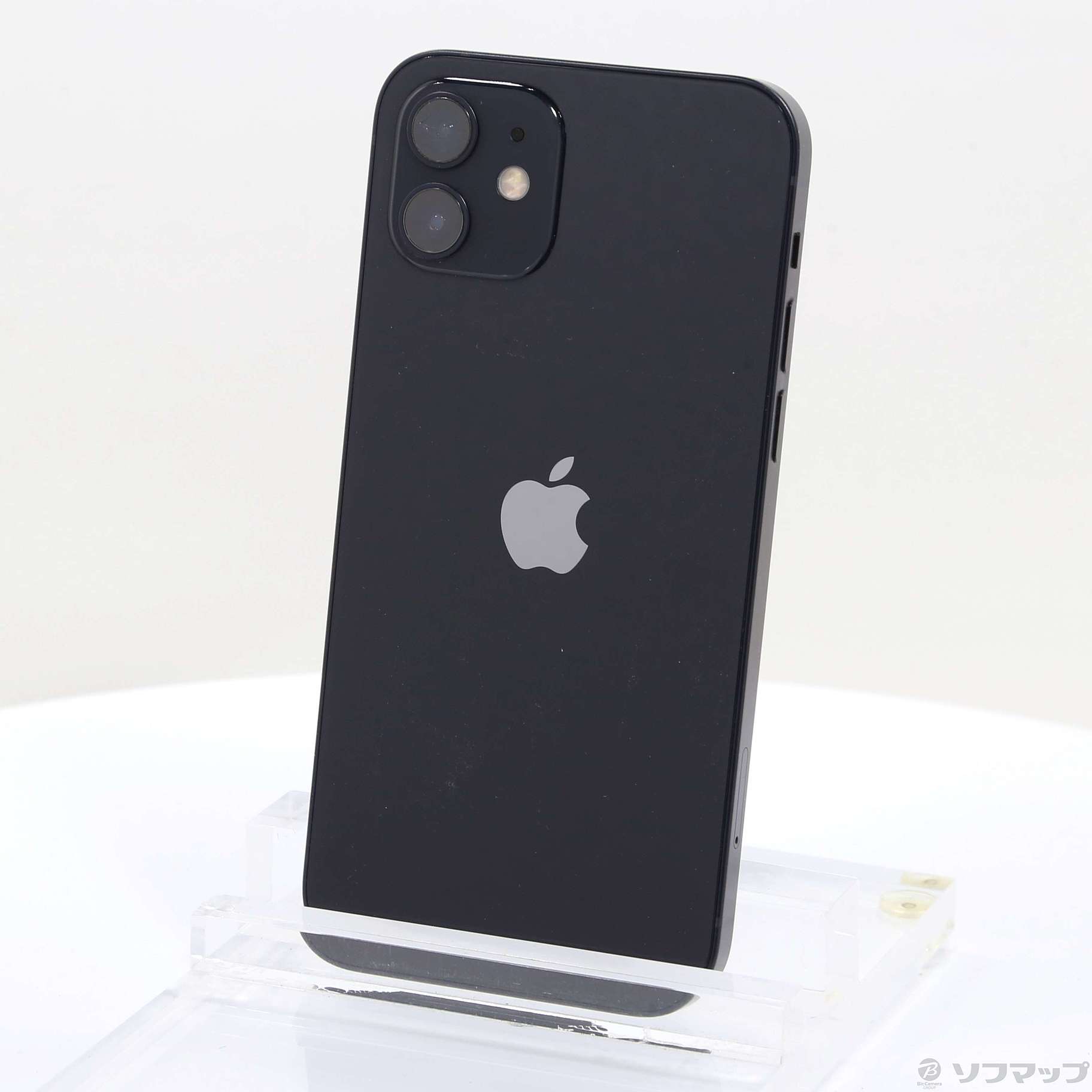 中古】iPhone12 64GB ブラック MGHN3J／A SIMフリー [2133050596570