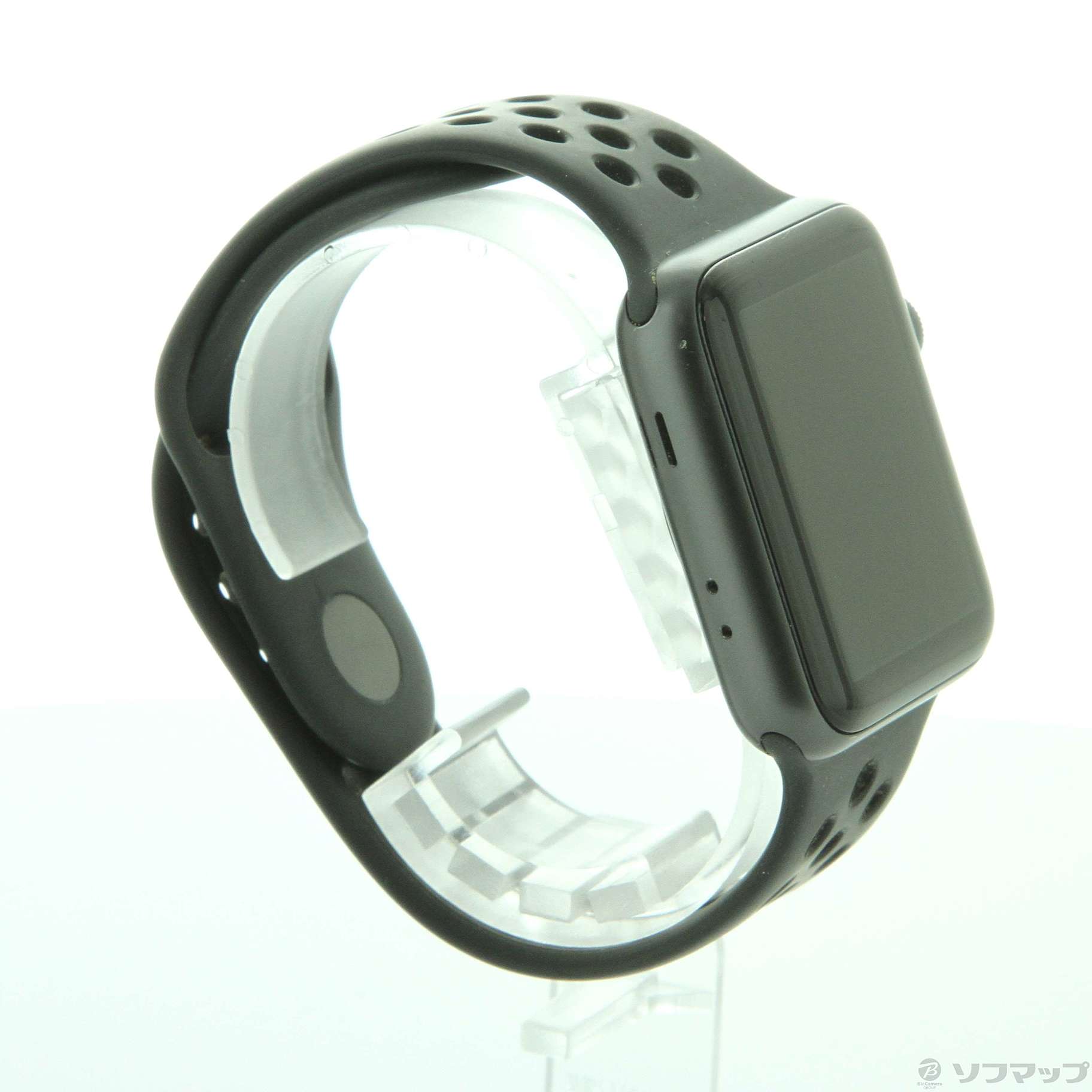 中古品〕 Apple Watch Series 3 Nike+ GPS 42mm スペースグレイ ...