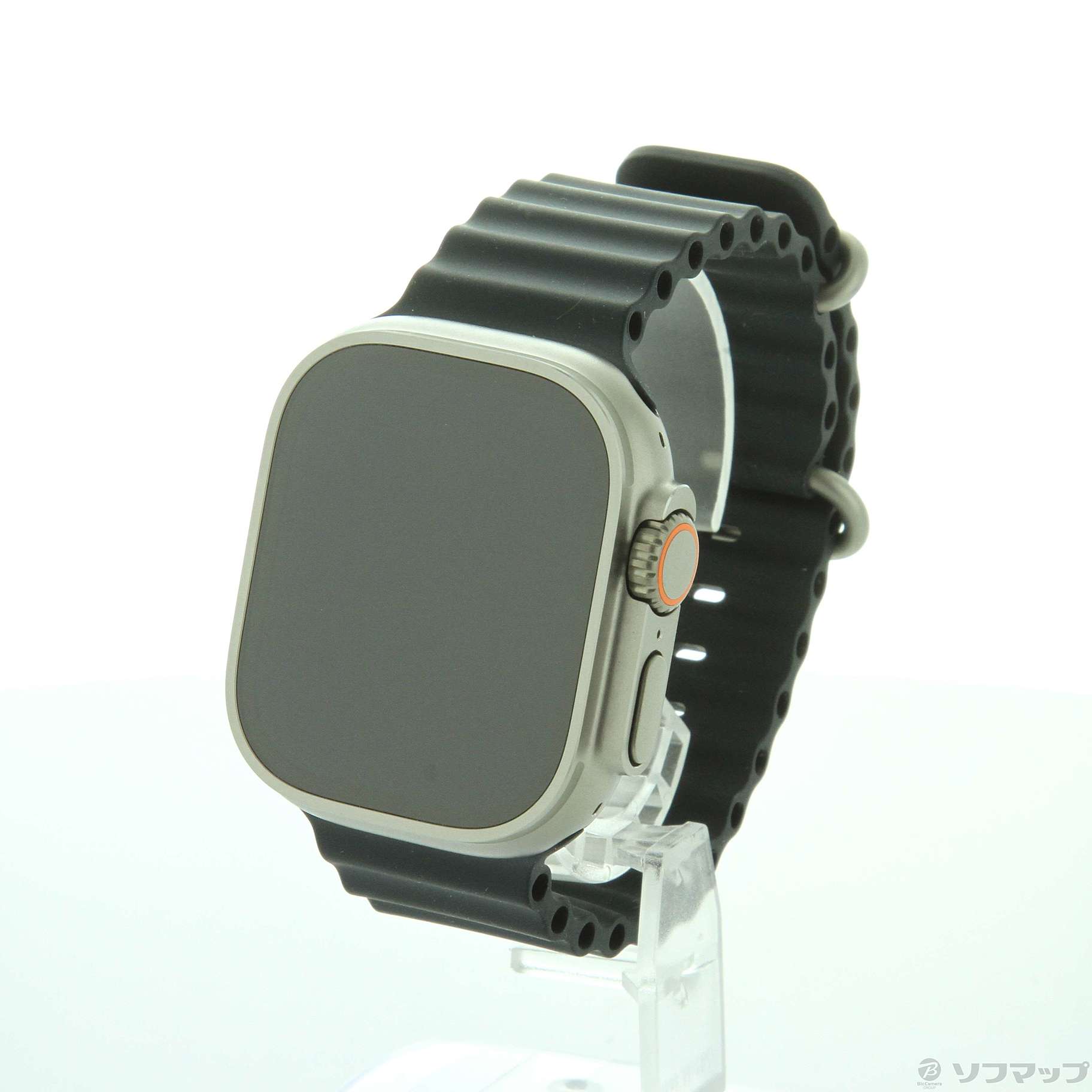 Apple Watch Ultra GPS + Cellular 49mm チタニウムケース ミッドナイトオーシャンバンド