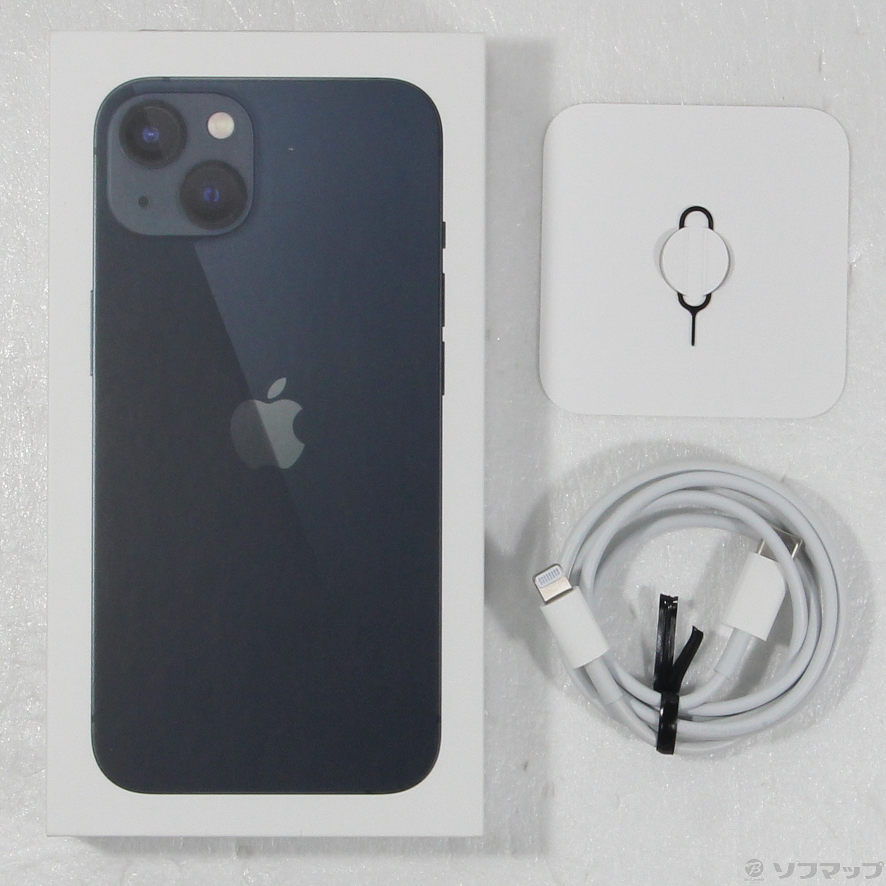 中古】iPhone13 256GB ミッドナイト MLNH3J／A SIMフリー 