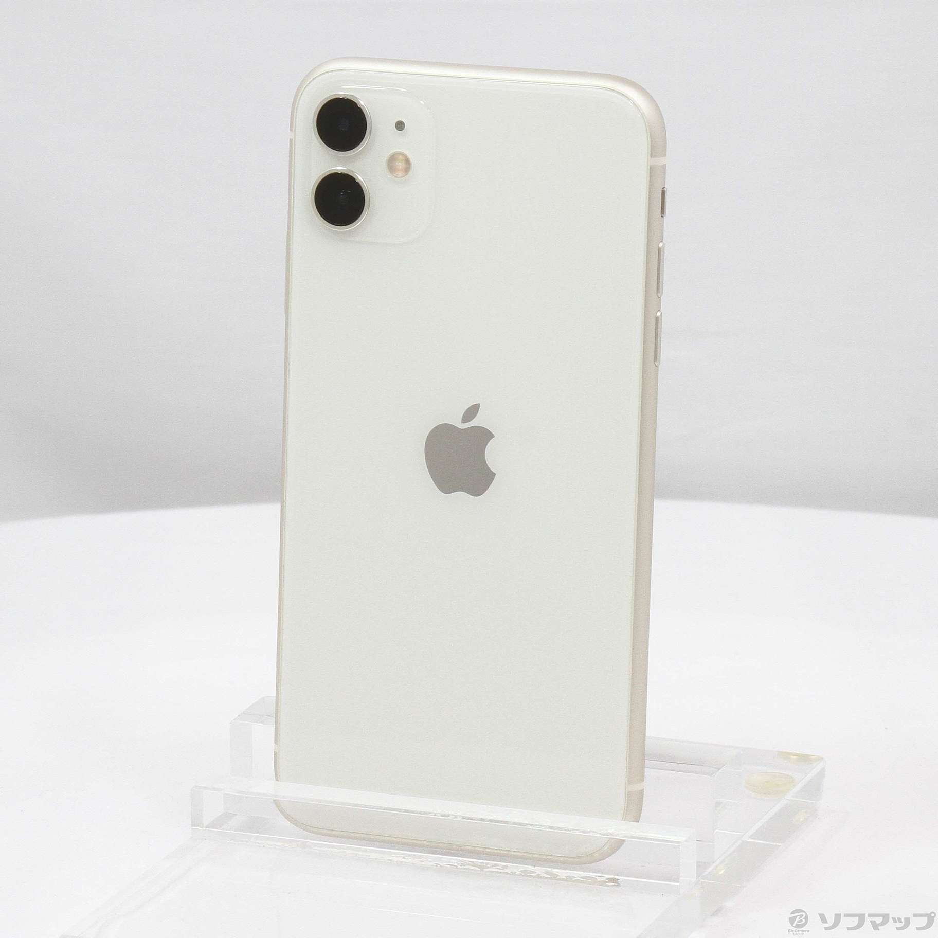 中古】iPhone11 64GB ホワイト MWLU2J／A SIMフリー [2133050602240