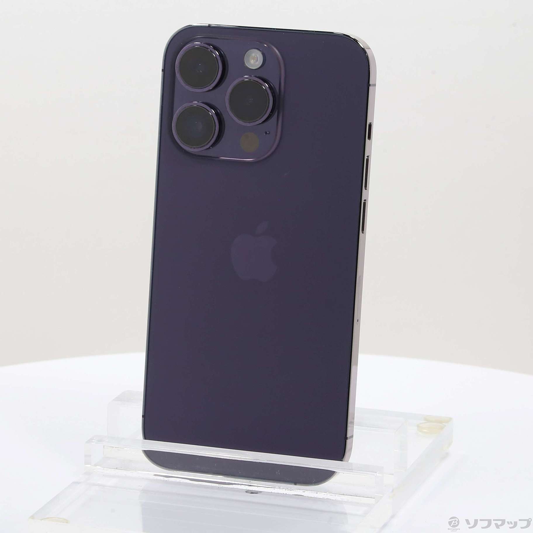 中古】iPhone14 Pro 128GB ディープパープル MQ0F3J／A SIMフリー