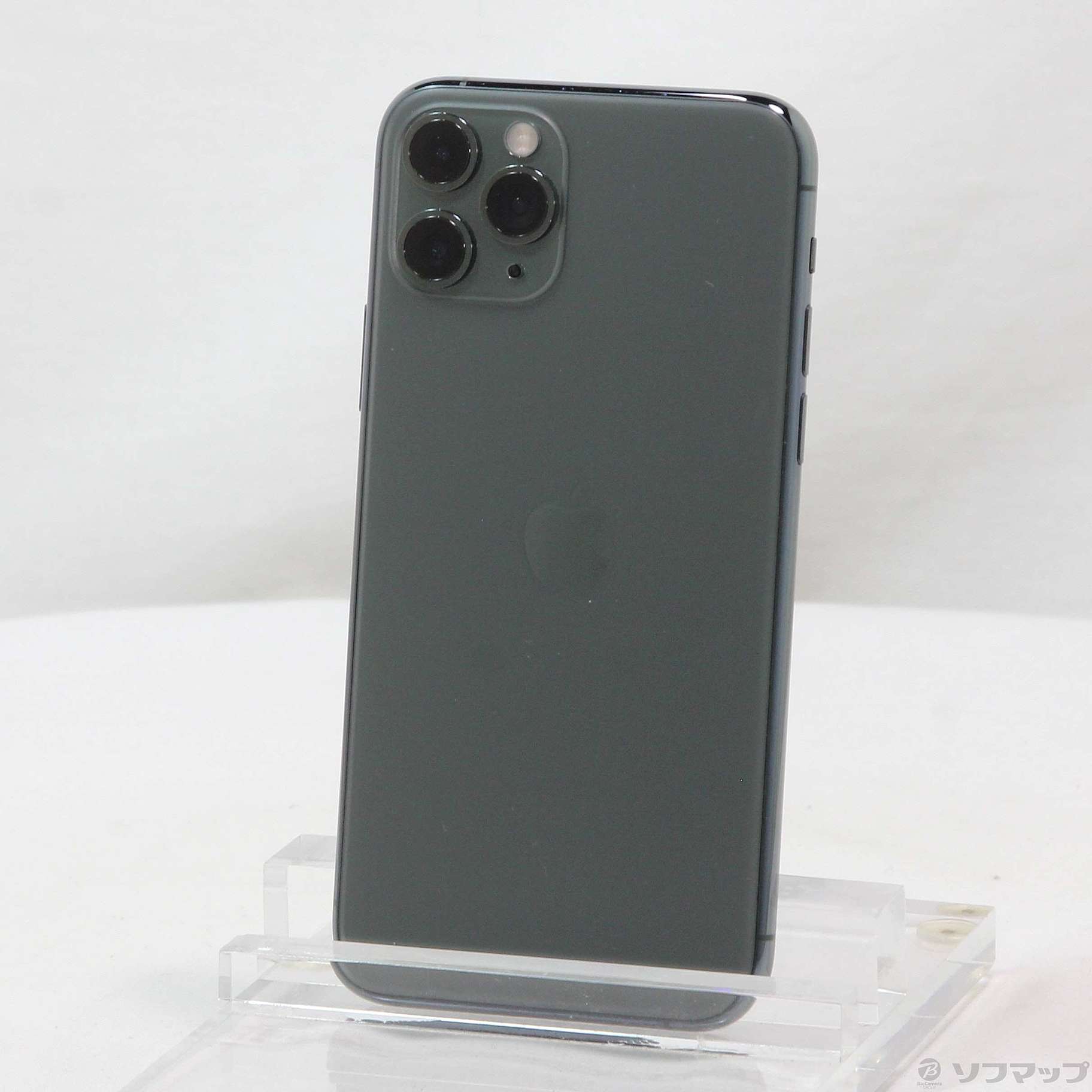 中古】iPhone11 Pro 256GB ミッドナイトグリーン MWCC2J／A SIMフリー