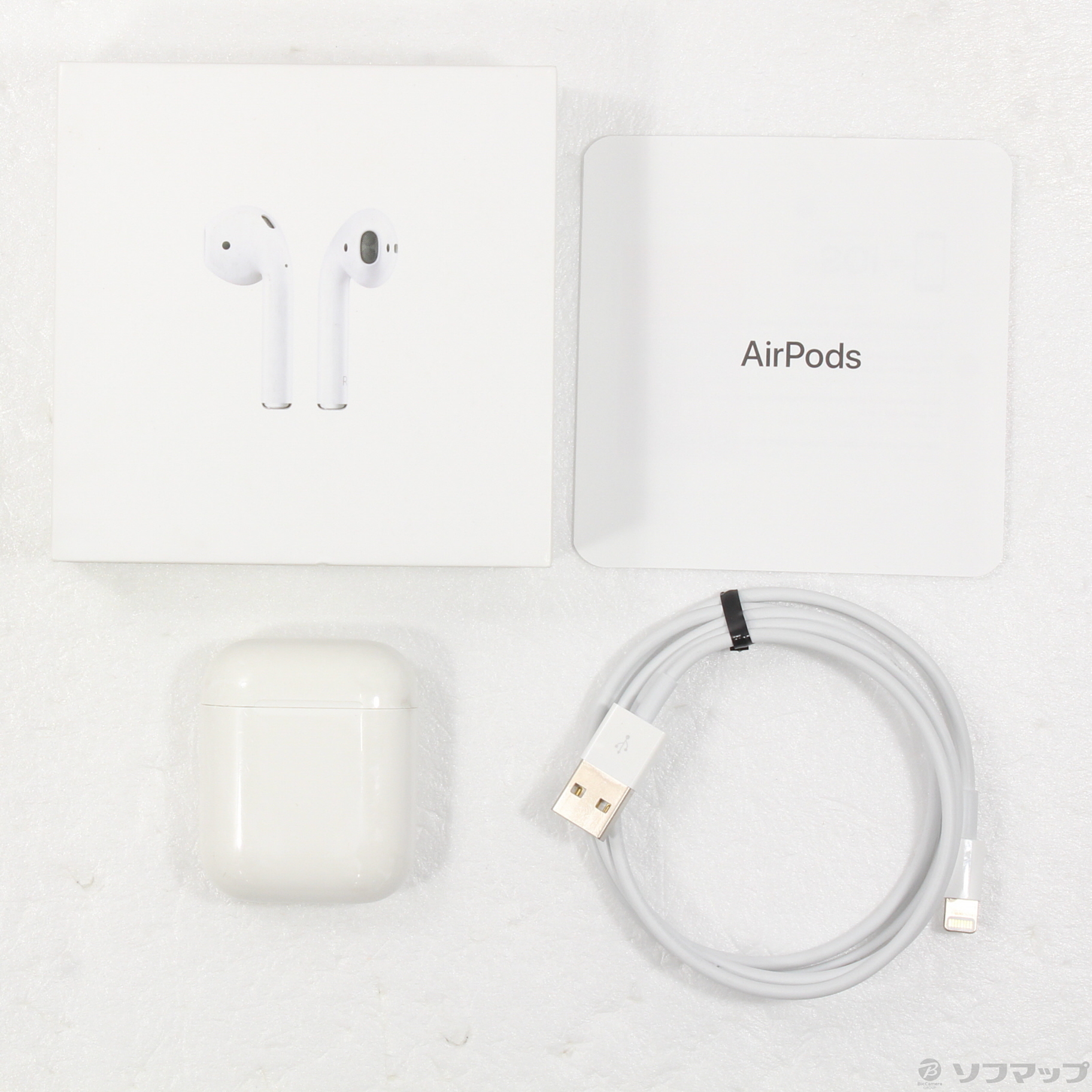 中古】AirPods 第2世代 with Charging Case MV7N2J／A バッテリー劣化
