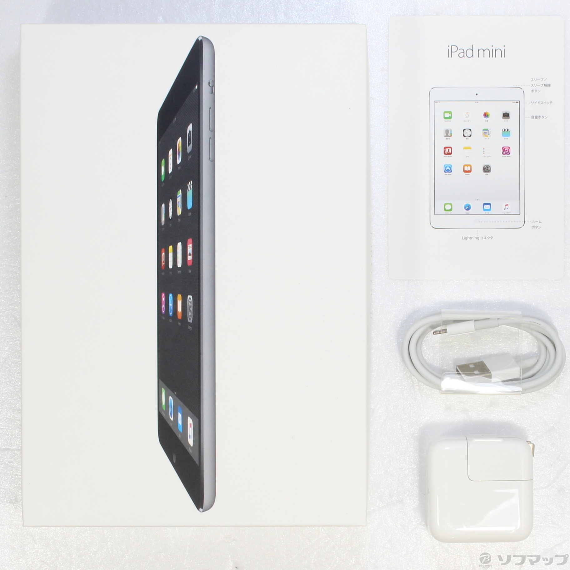 中古】iPad mini 2 16GB スペースグレイ ME276J／A Wi-Fi