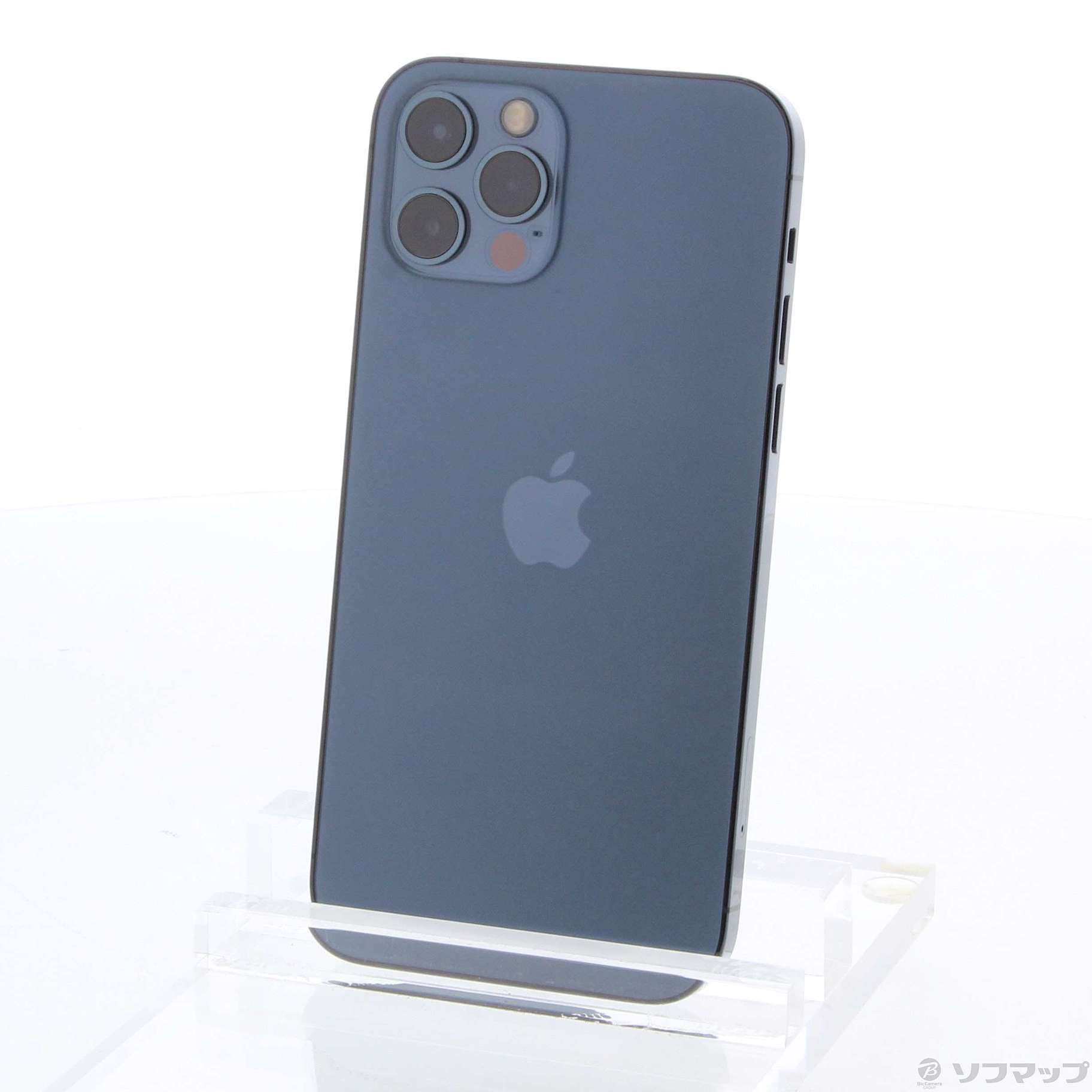 【純正レザーケース付き】iPhone 12 Pro 256GBパシフィックブルー