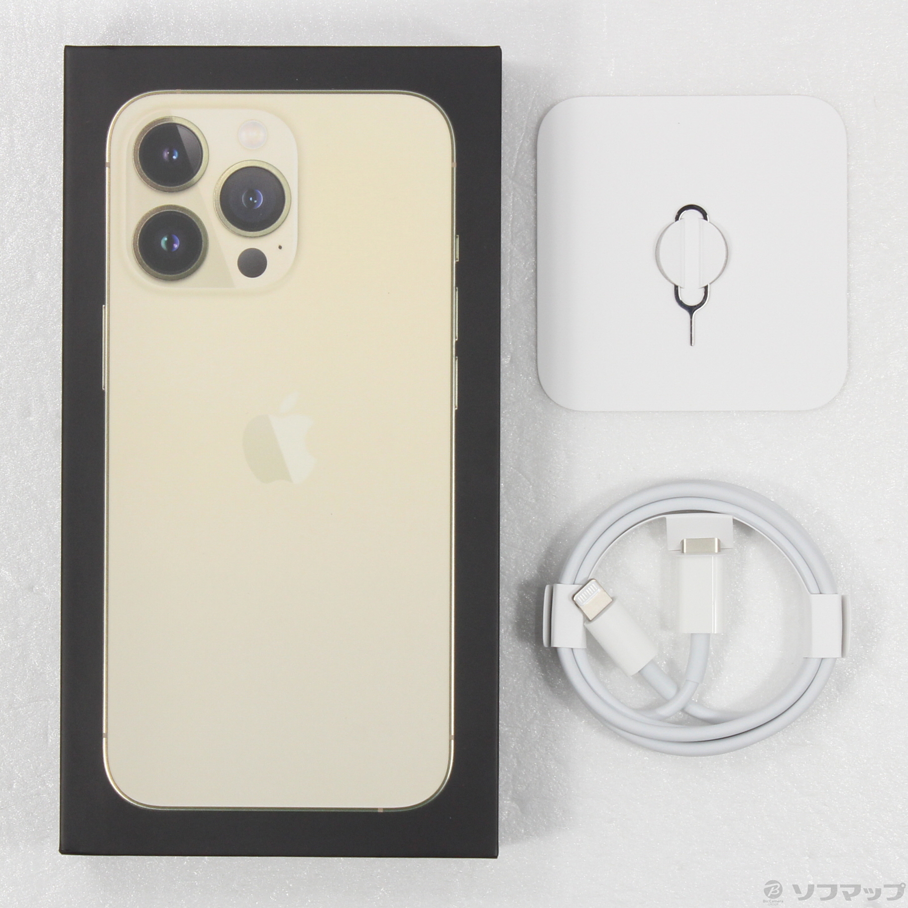 中古】セール対象品 iPhone13 Pro 128GB ゴールド MLUH3J／A SIMフリー