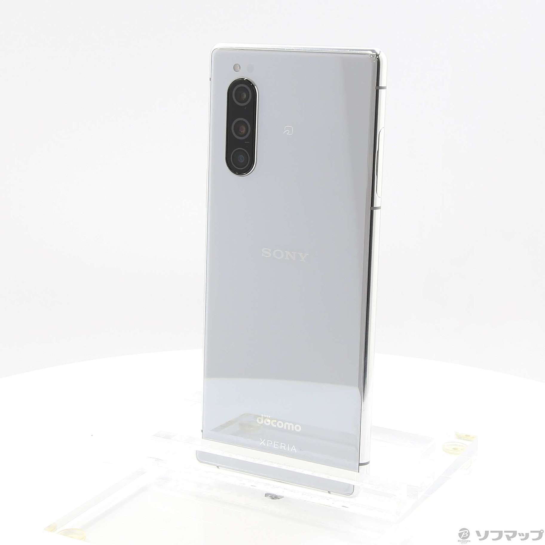 SONY Xperia 5 64GB グレー SO-01M docomoロック解除SIMフリー(252-ud)-