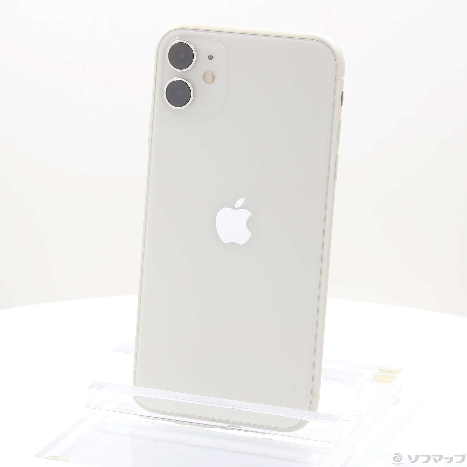 中古】iPhone11 128GB ホワイト MWM22J／A SIMフリー [2133050621784