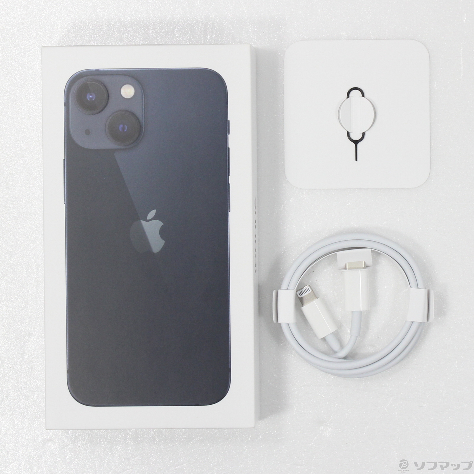 中古】iPhone13 mini 256GB ミッドナイト MLJJ3J／A SIMフリー