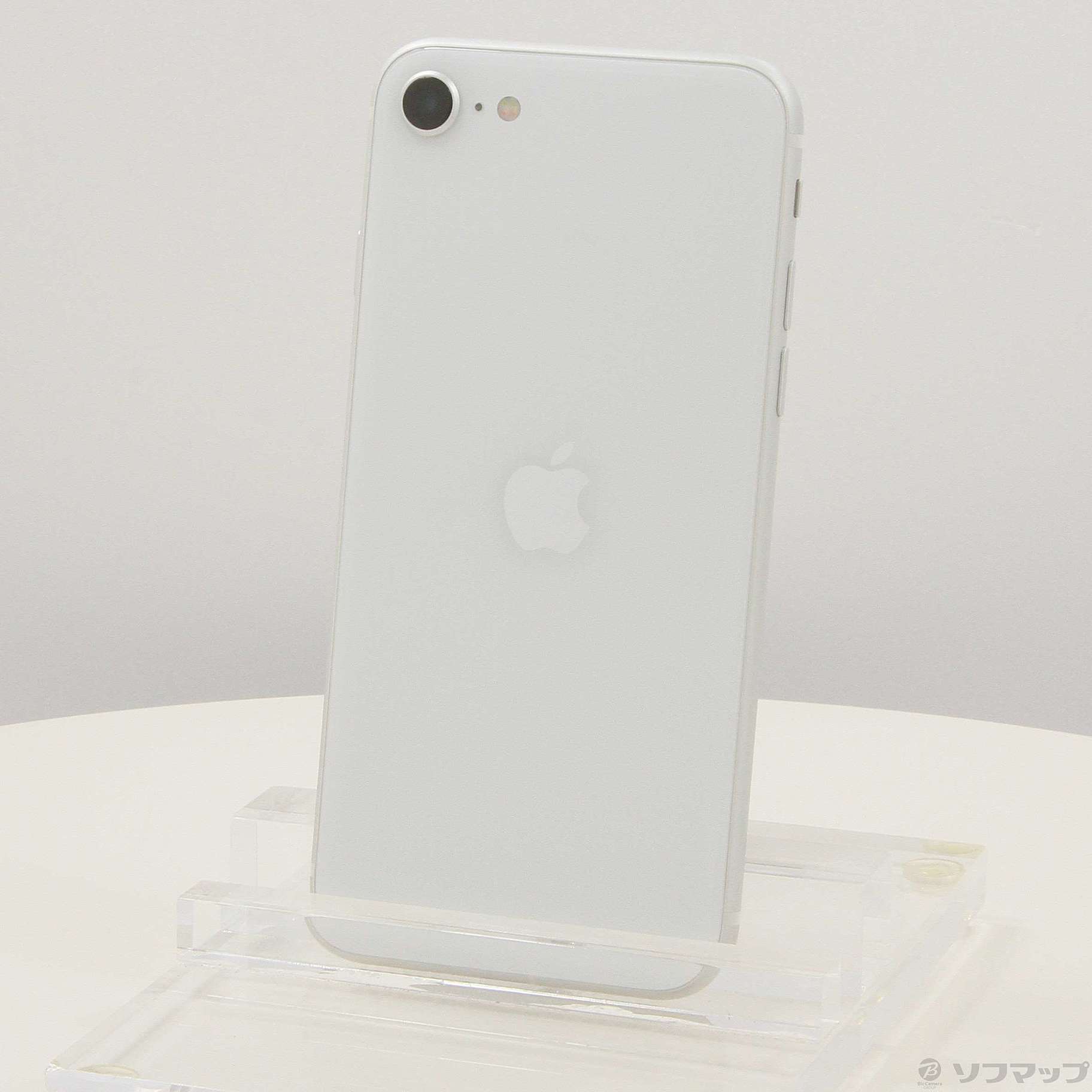 中古】iPhone SE 第2世代 128GB ホワイト MXD12J／A SIMフリー