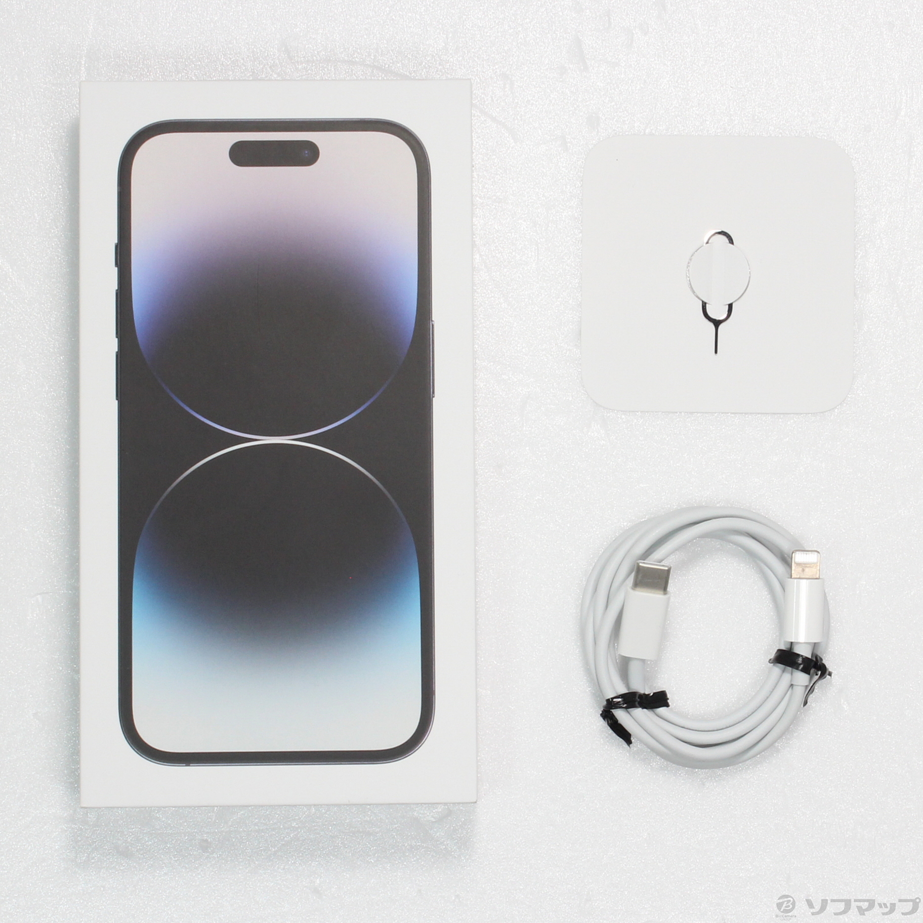 中古】iPhone14 Pro 512GB スペースブラック MQ1L3J／A SIMフリー