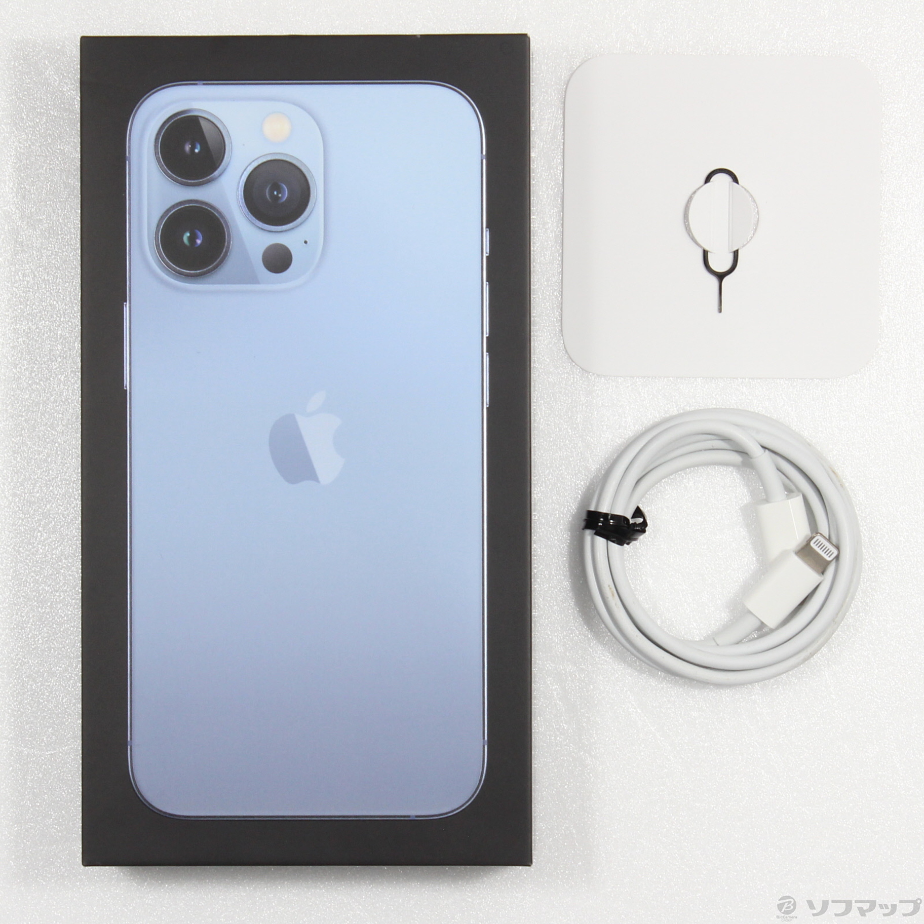 中古】セール対象品 iPhone13 Pro 256GB シエラブルー MLUU3J／A SIM