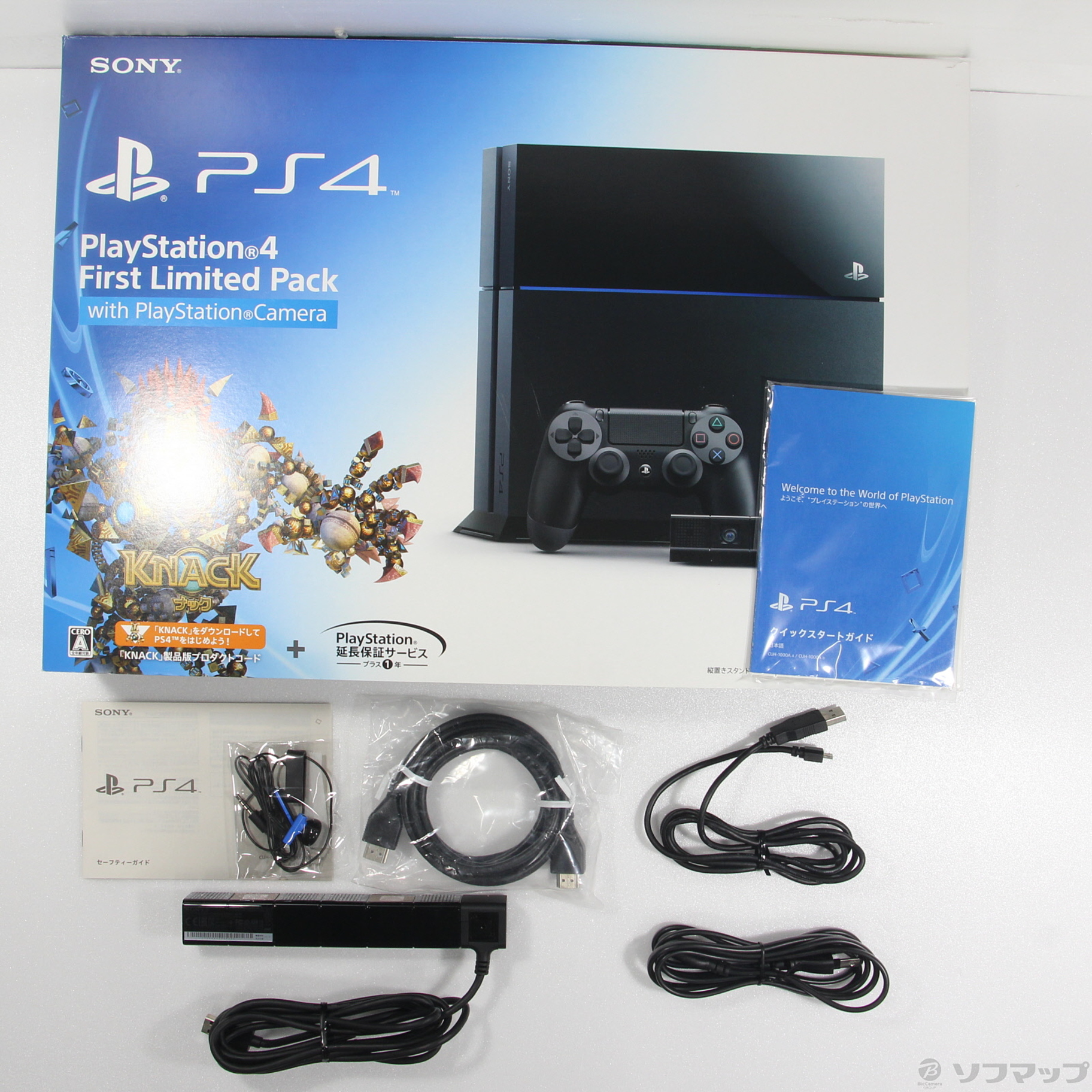 中古品〕 PlayStation 4 First Limited Pack with PlayStation Camera