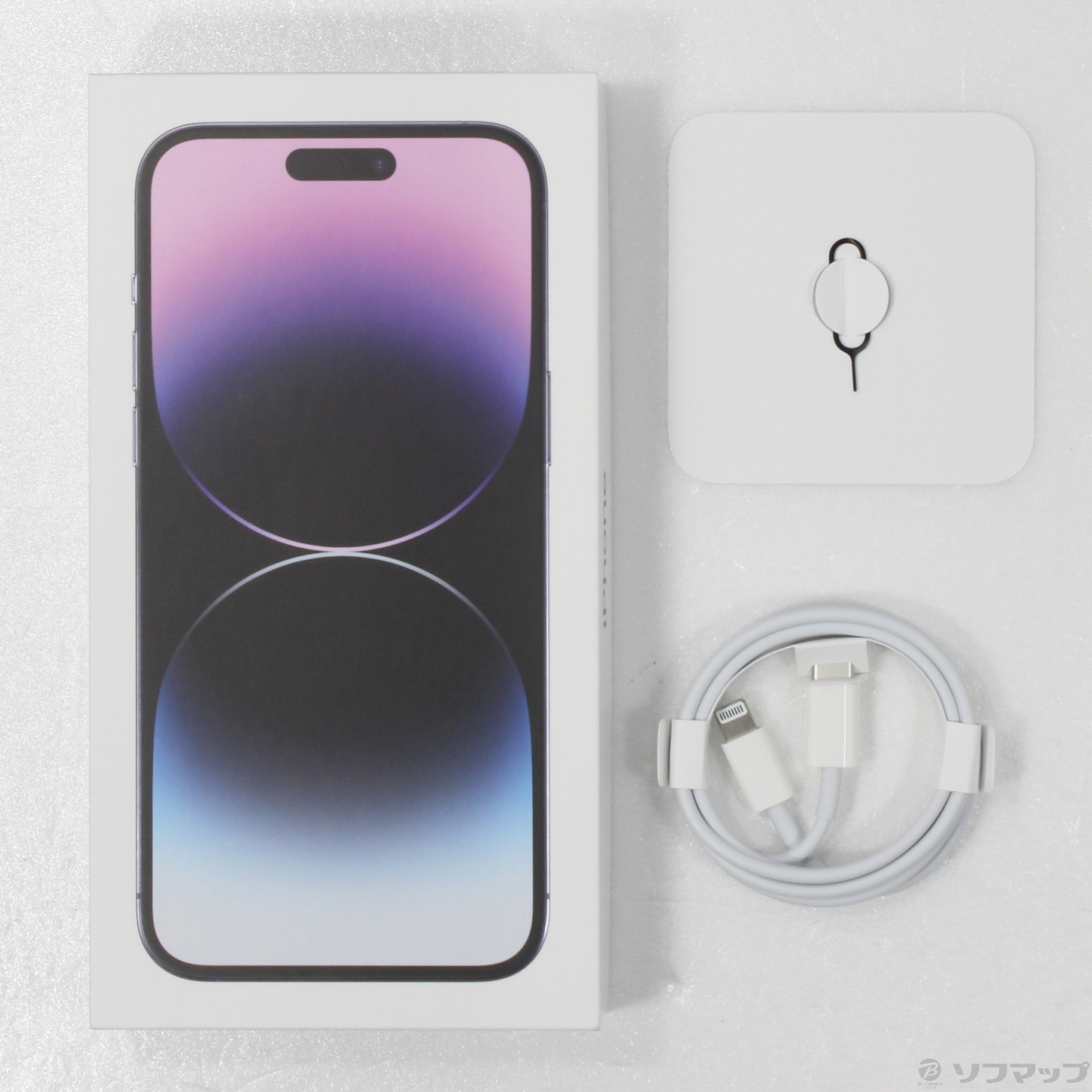 中古】iPhone14 Pro Max 512GB ディープパープル MQ9J3J／A SIMフリー