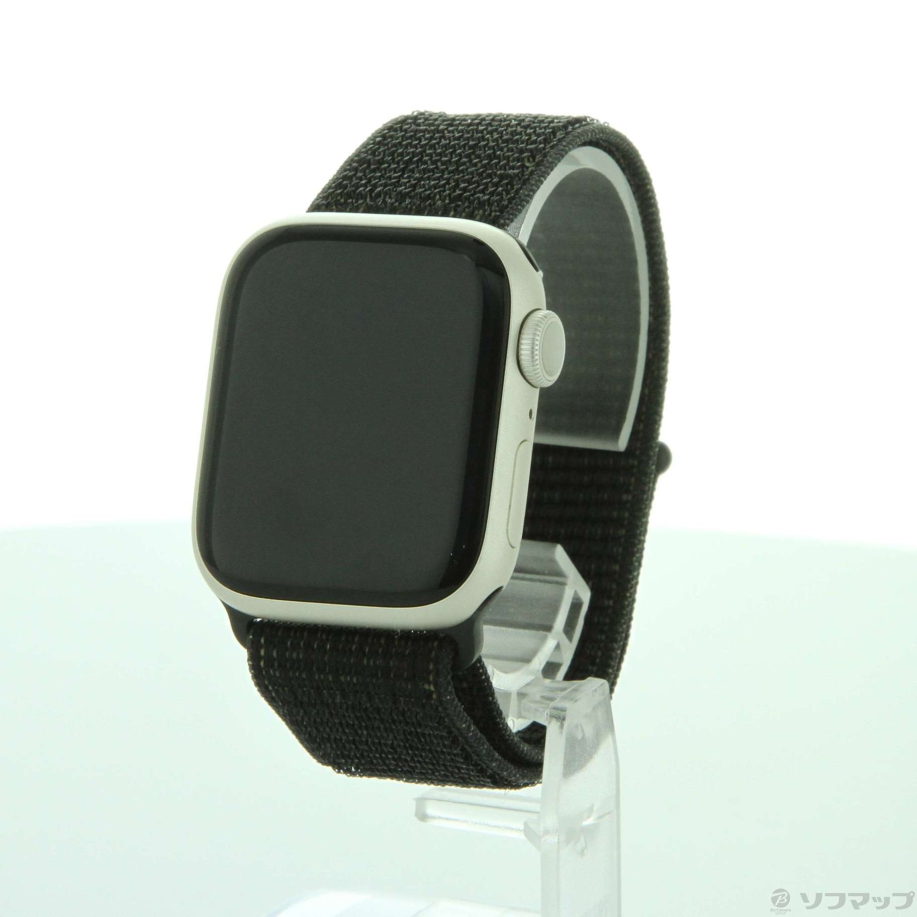 Apple Watch Series 7 Nike GPS 41mm スターライトアルミニウムケース ブラックNikeスポーツループ