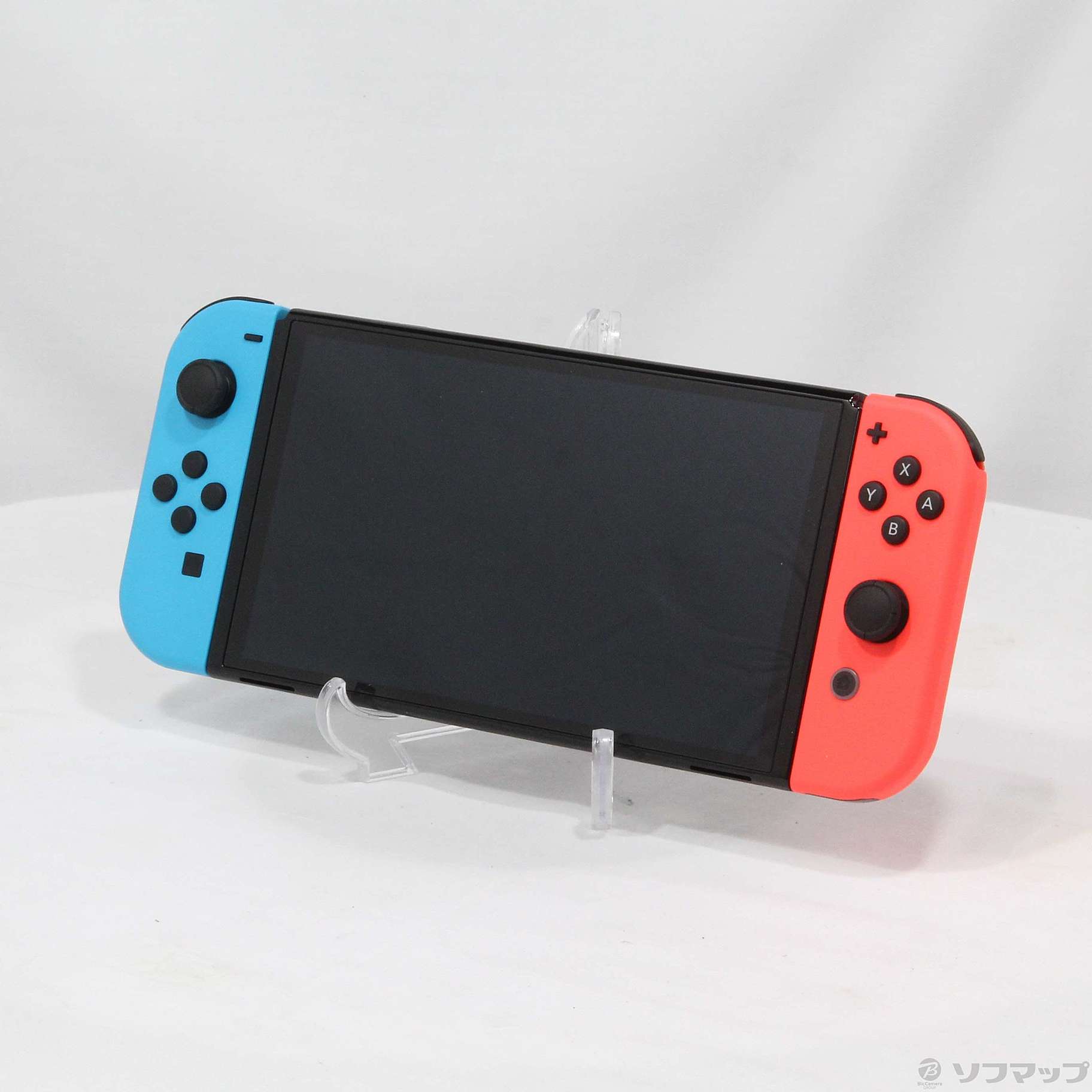 中古】Nintendo Switch 有機ELモデル Joy-Con(L) ネオンブルー／(R