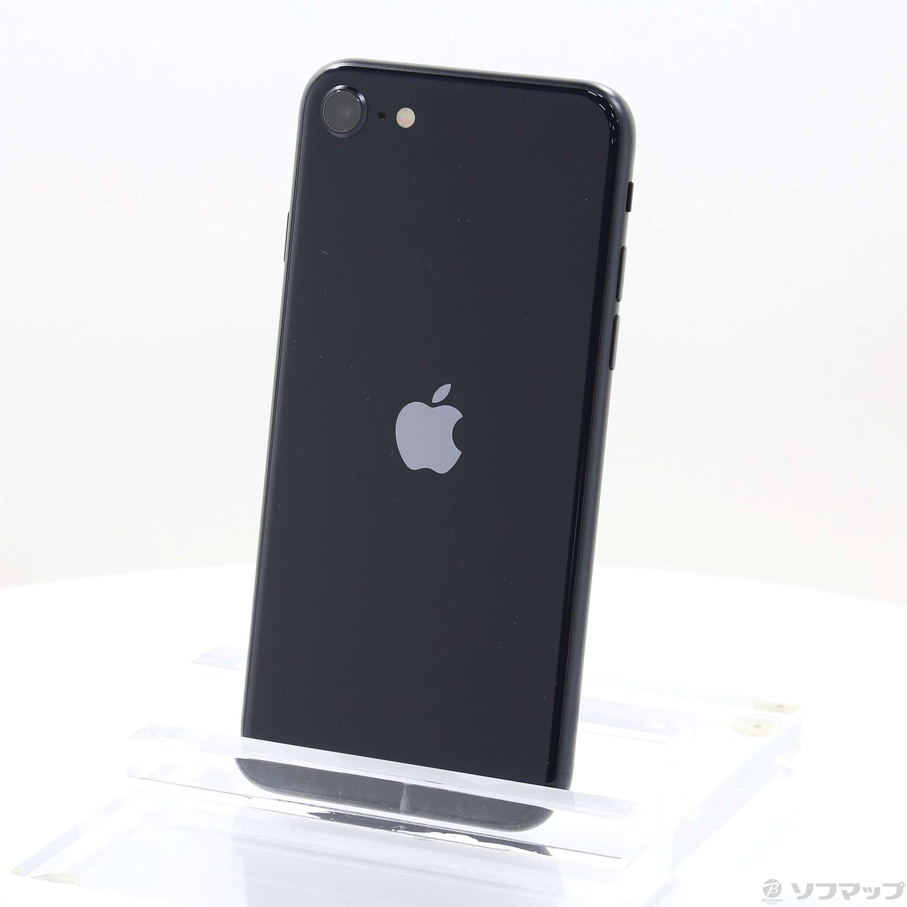 中古】iPhone SE 第3世代 128GB ミッドナイト MMYF3J／A SIMフリー