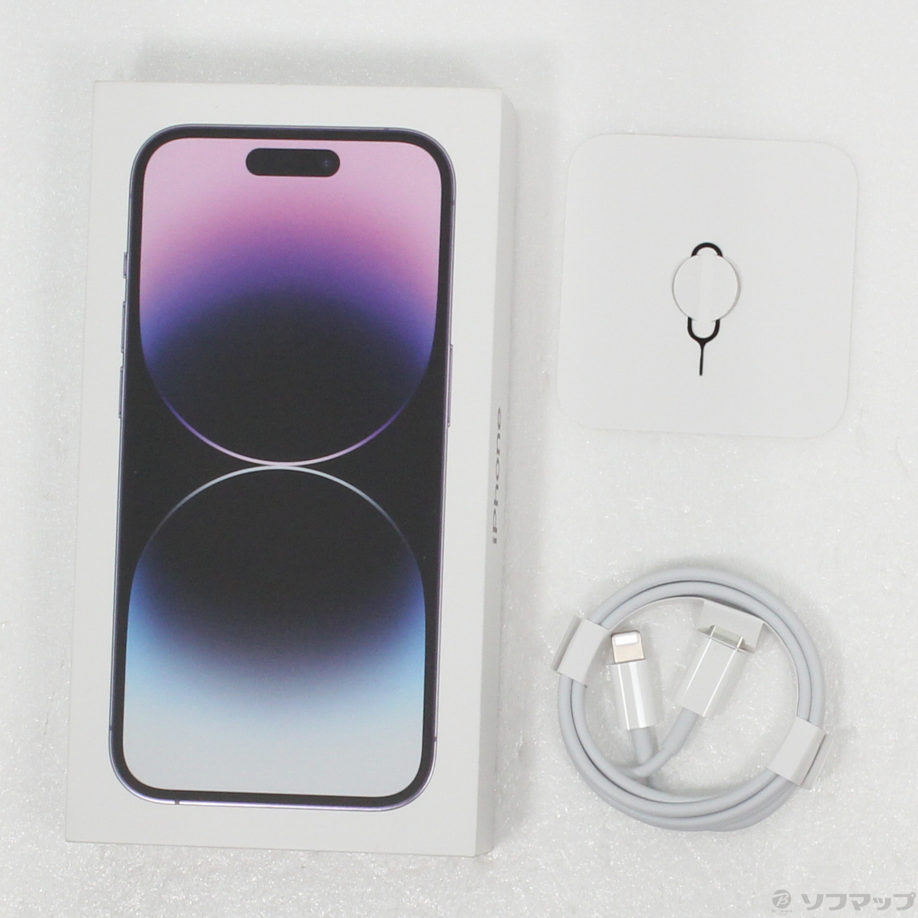 中古品〕 iPhone14 Pro 128GB ディープパープル MQ0F3J／A SIMフリー