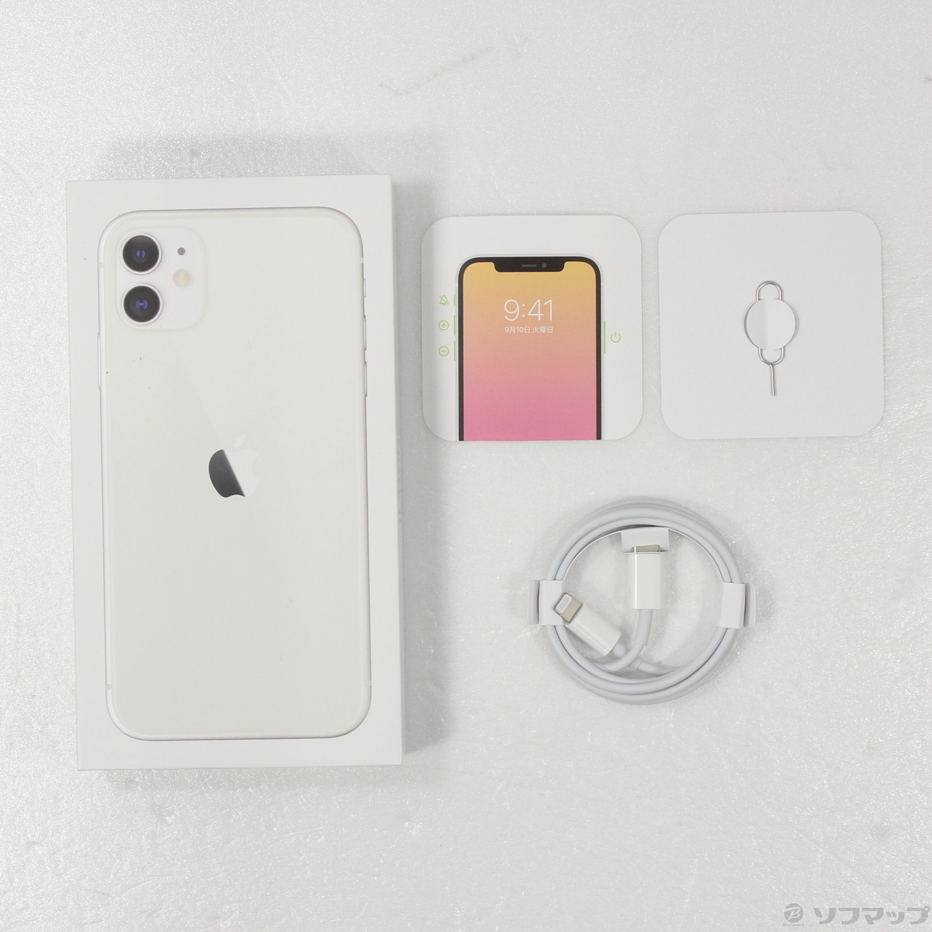 中古】iPhone11 256GB ホワイト MHDQ3J／A SIMフリー [2133050642307 ...