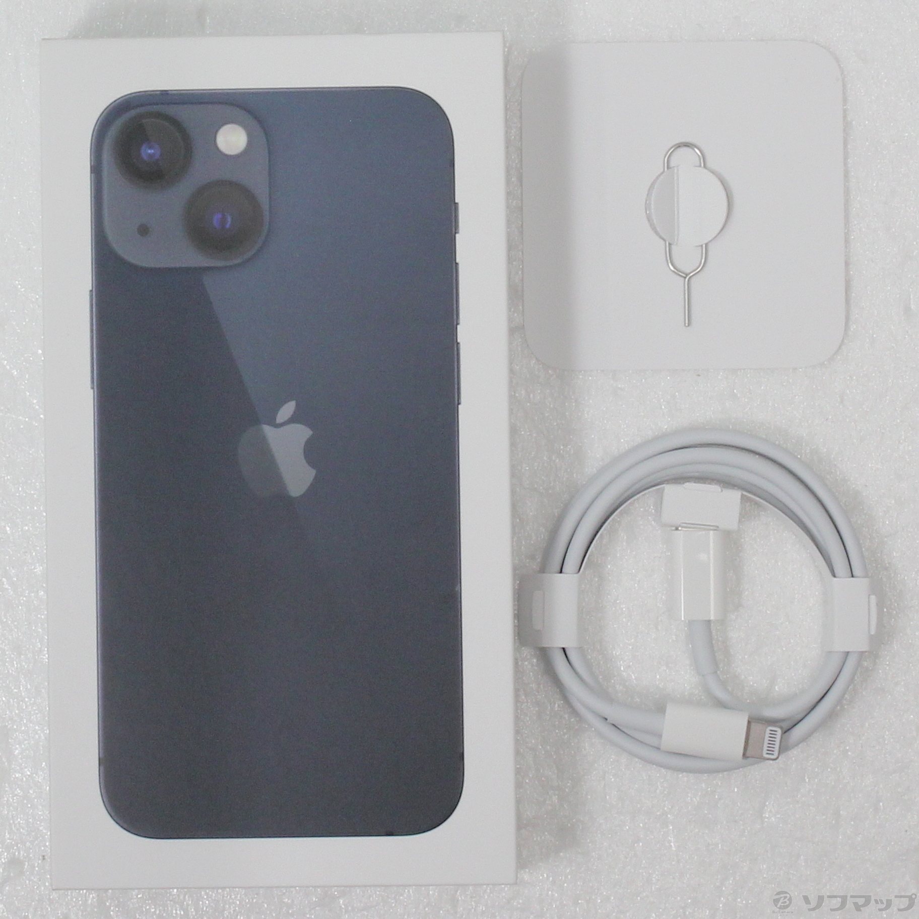 中古】iPhone13 mini 128GB ミッドナイト MLJC3J／A SIMフリー