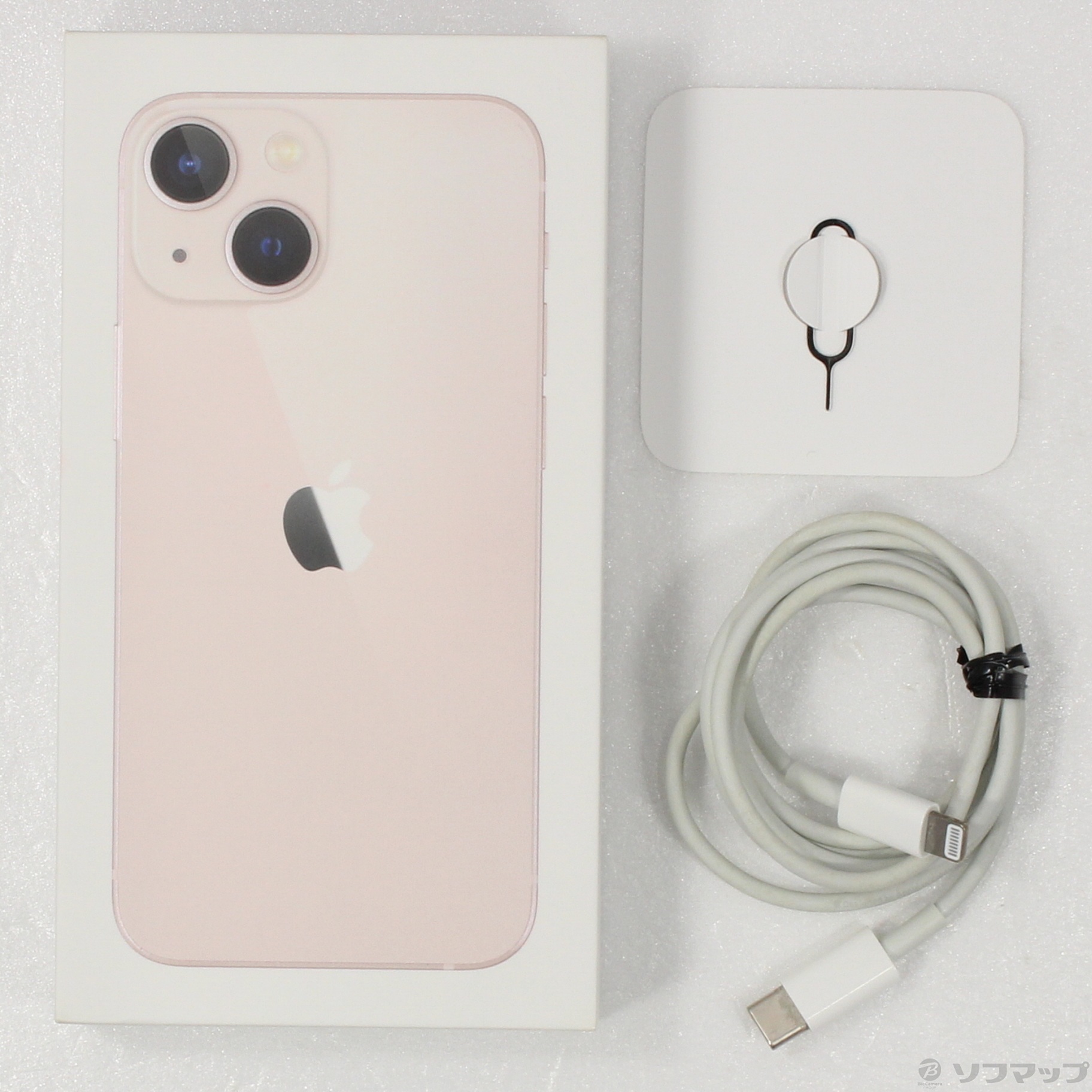 中古】iPhone13 mini 256GB ピンク MLJL3J／A SIMフリー