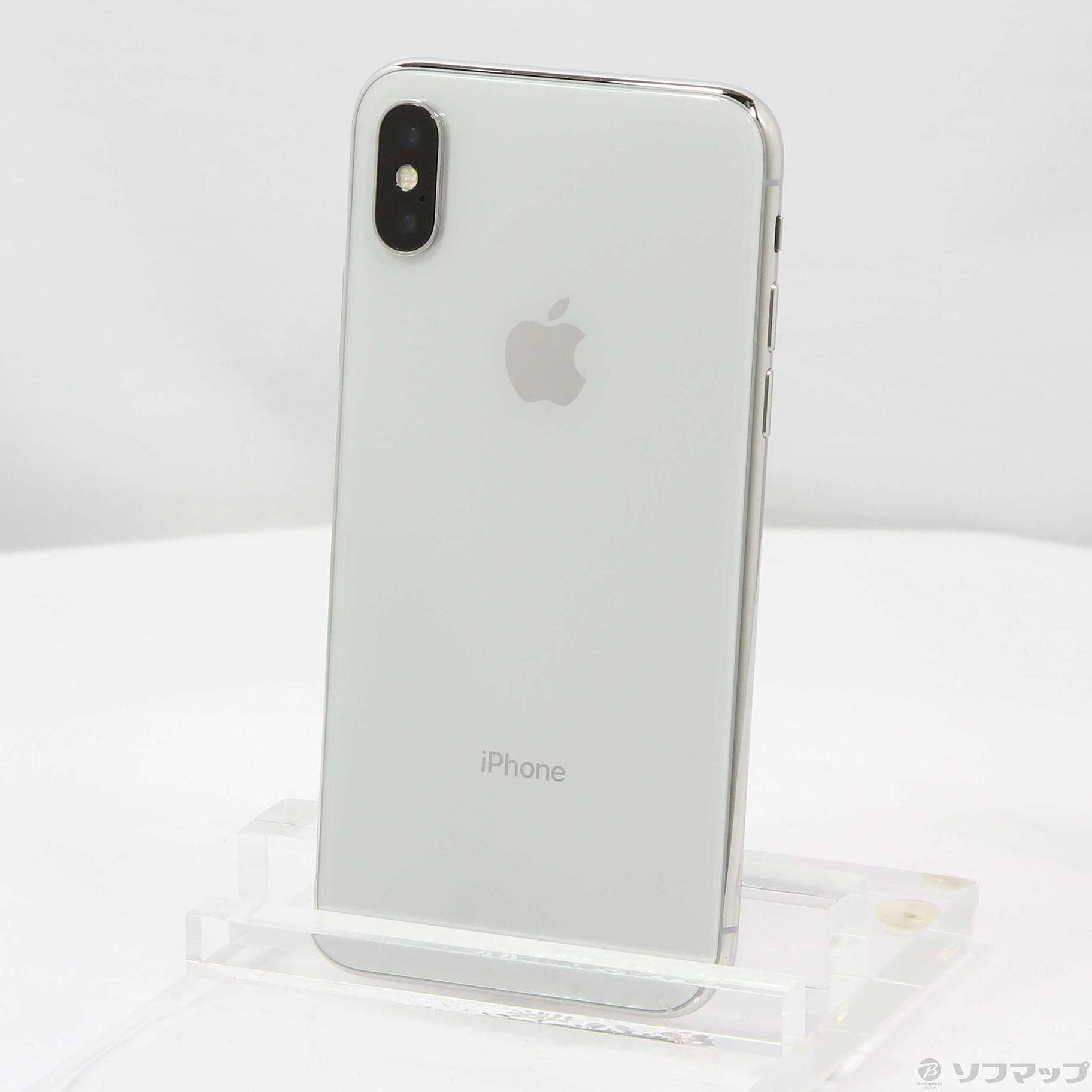 中古】iPhoneX 64GB シルバー MQAY2J／A SIMフリー [2133050649474