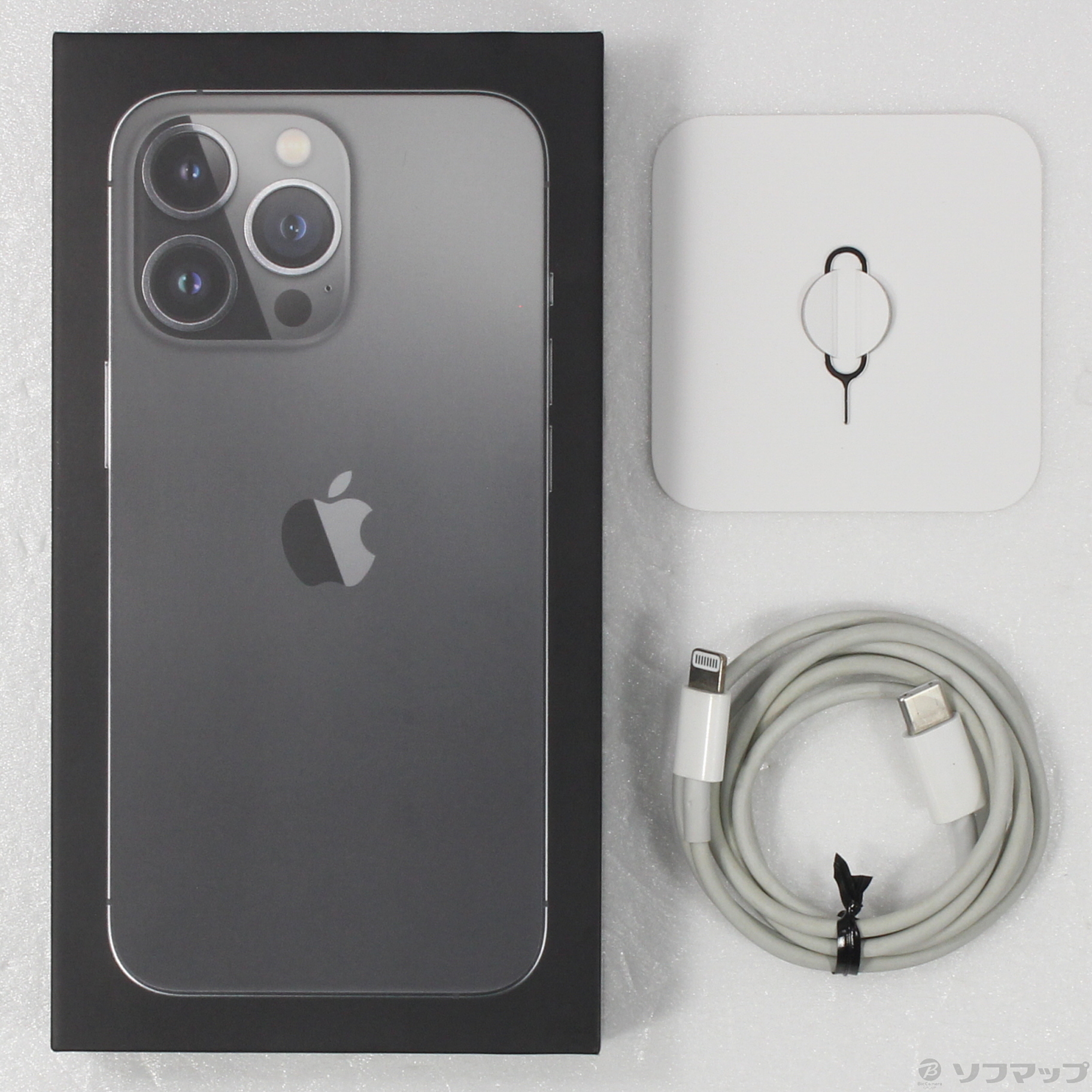 中古】iPhone13 Pro 128GB グラファイト MLUE3J／A SIMフリー