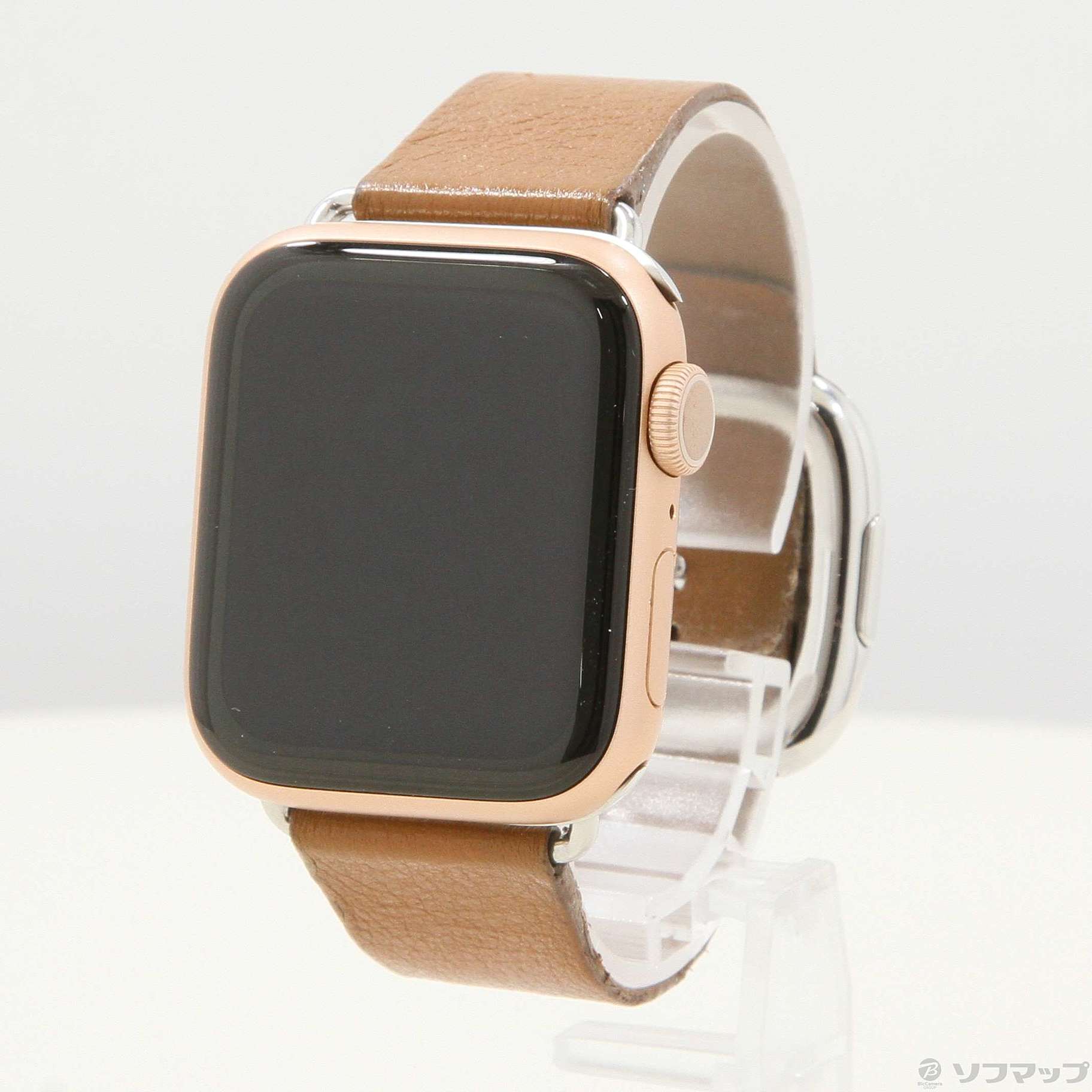 Apple Watch Series 6 GPS 40mm ゴールドアルミニウムケース サドルブラウンモダンバックル