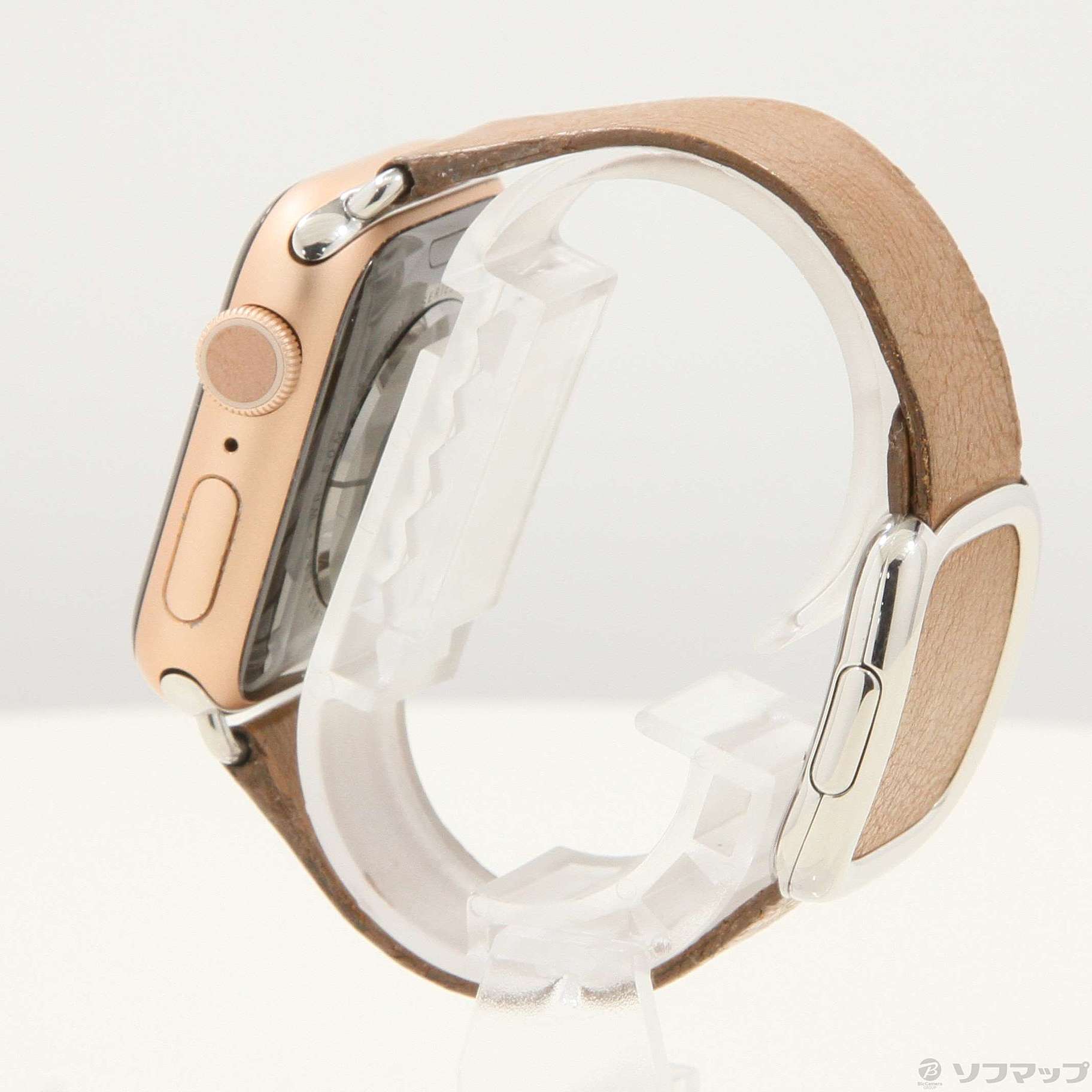 Apple Watch Series 6 GPS 40mm ゴールドアルミニウムケース サドルブラウンモダンバックル