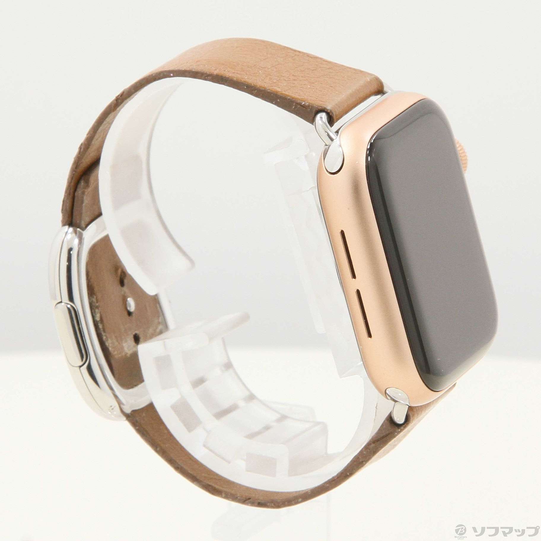 Apple Watch Series 6 GPS 40mm ゴールドアルミニウムケース サドルブラウンモダンバックル