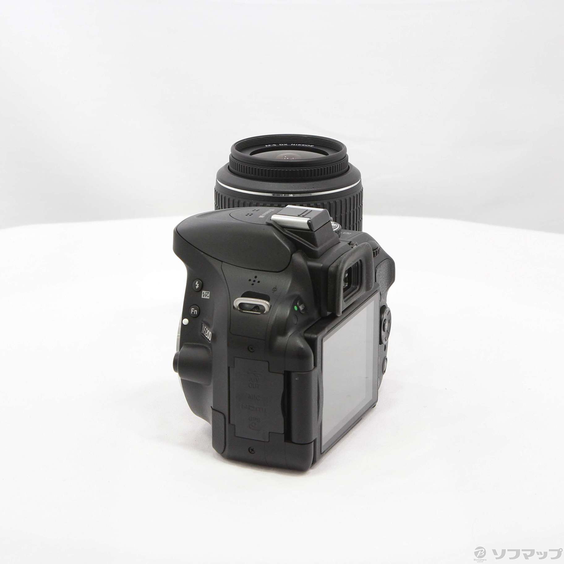 中古】NIKON D5200 18-55 VR レンズキット ブラック [2133050652597