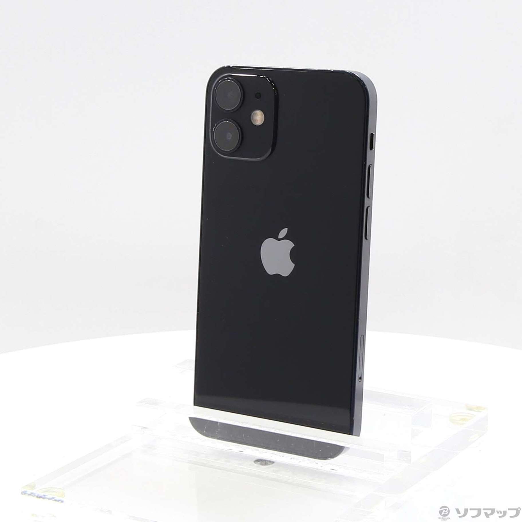 中古】iPhone12 mini 64GB ブラック MGA03J／A SIMフリー