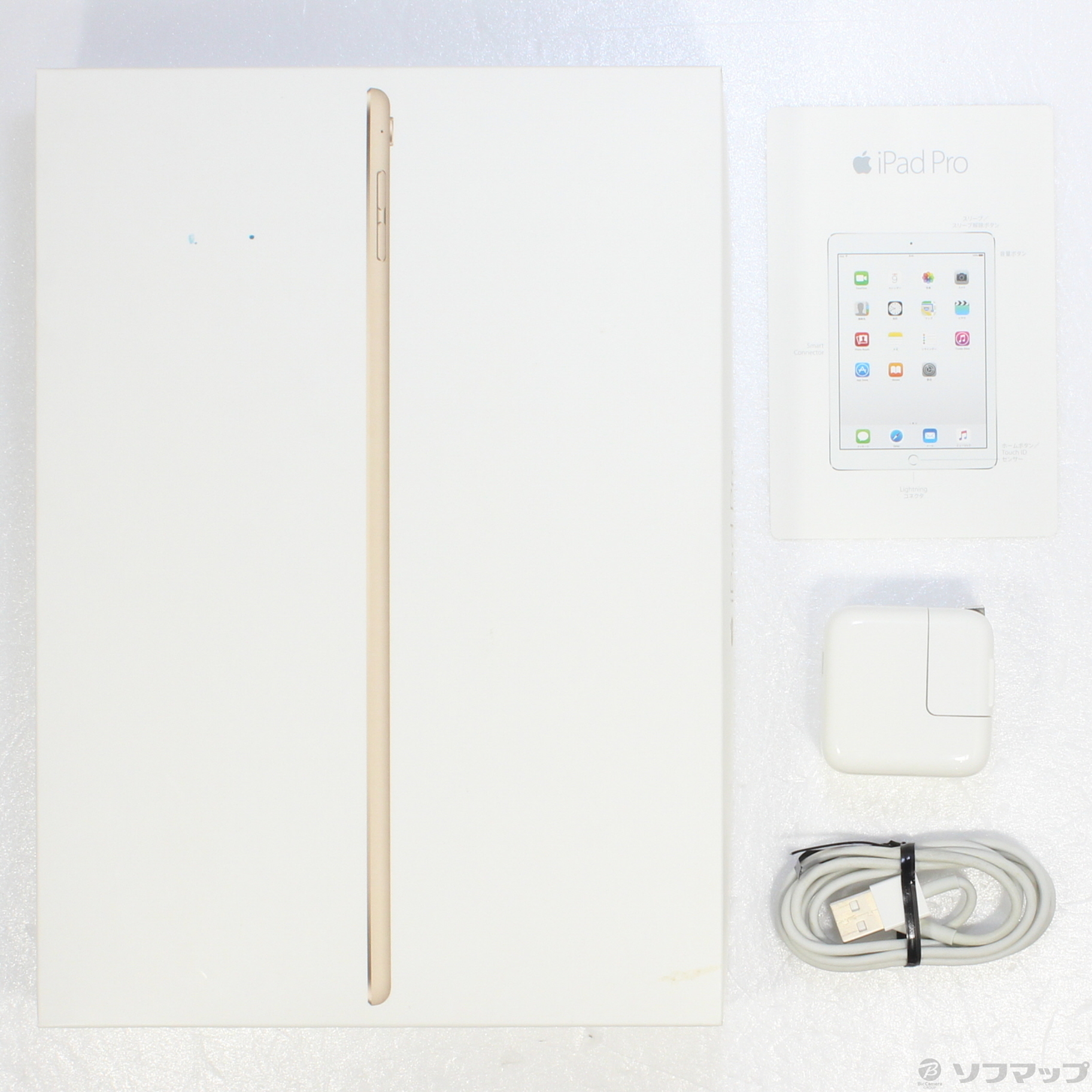 中古】iPad Pro 9.7インチ 128GB ゴールド MLMX2J／A Wi-Fi