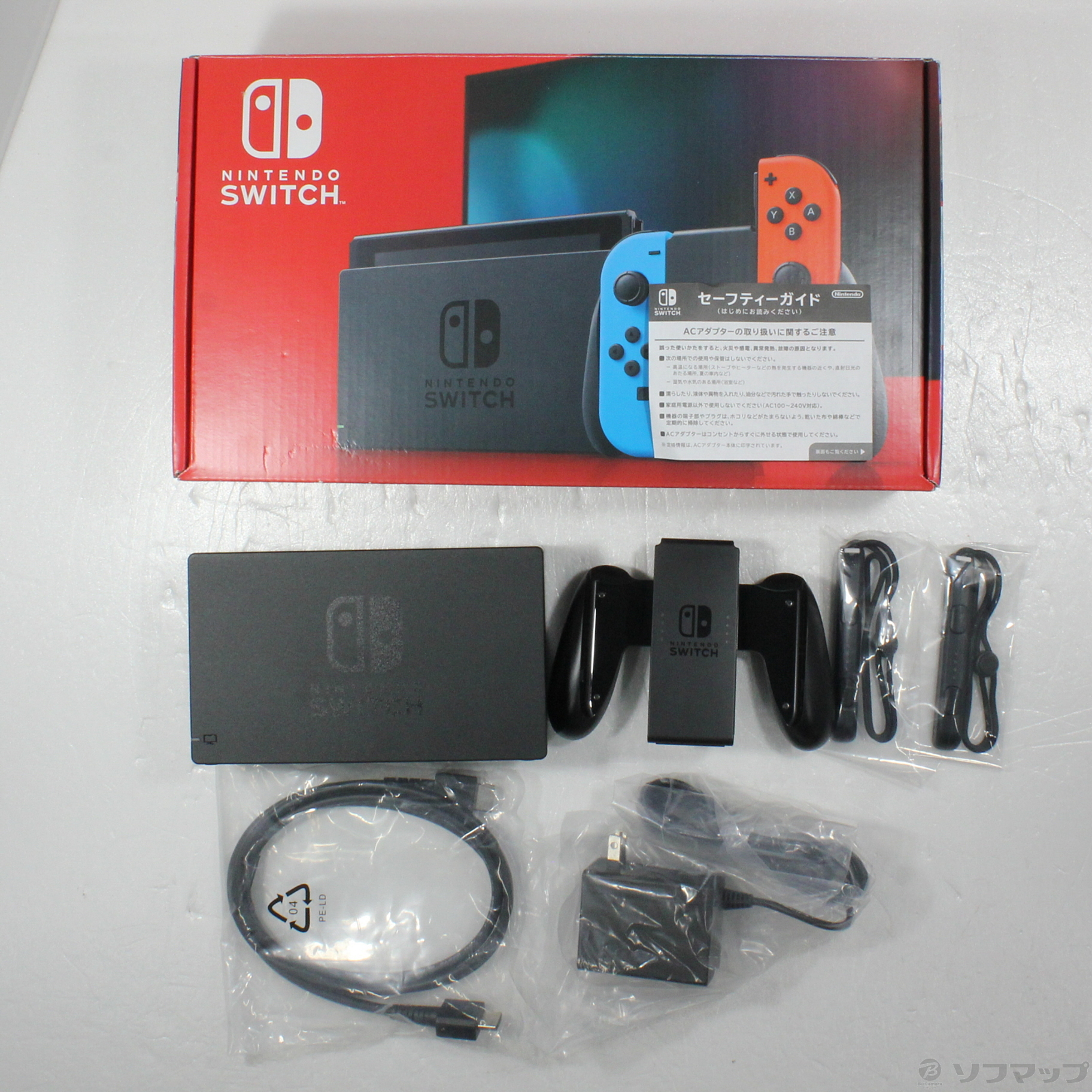 中古品〕 Nintendo Switch Joy-Con (L) ネオンブルー／ (R) ネオン