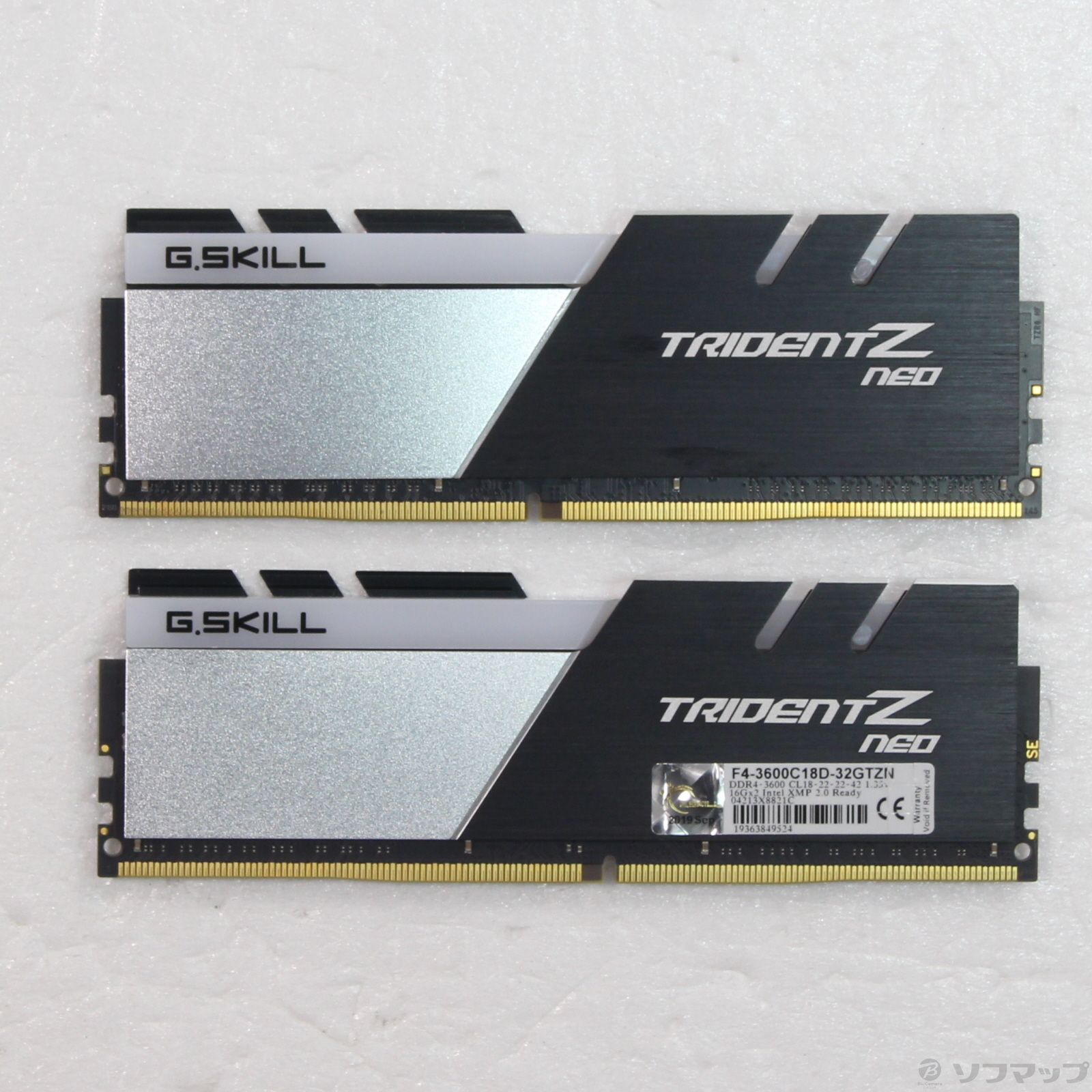 F4-3600C18D-32GTZN DDR4-3600 - PCパーツ