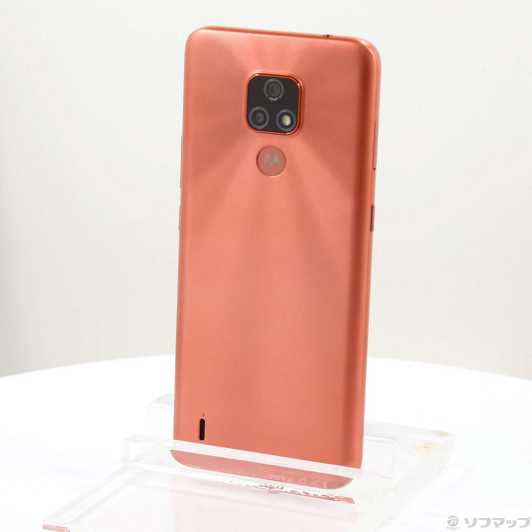 中古】Moto e7 64GB サテンコーラル XT2095-3 SIMフリー