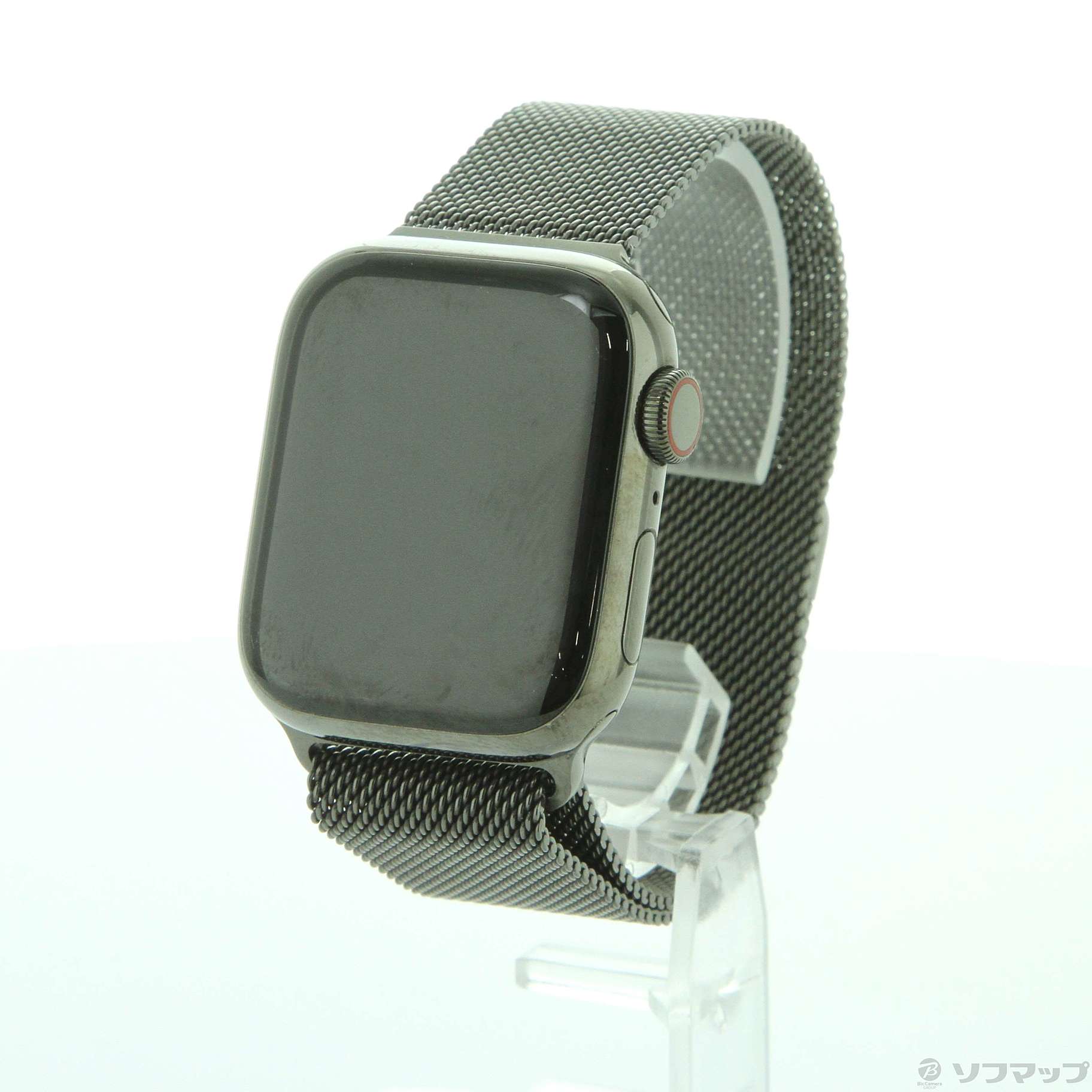 Apple Watch Series 7 GPS + Cellular 41mm グラファイトステンレススチールケース グラファイトミラネーゼループ