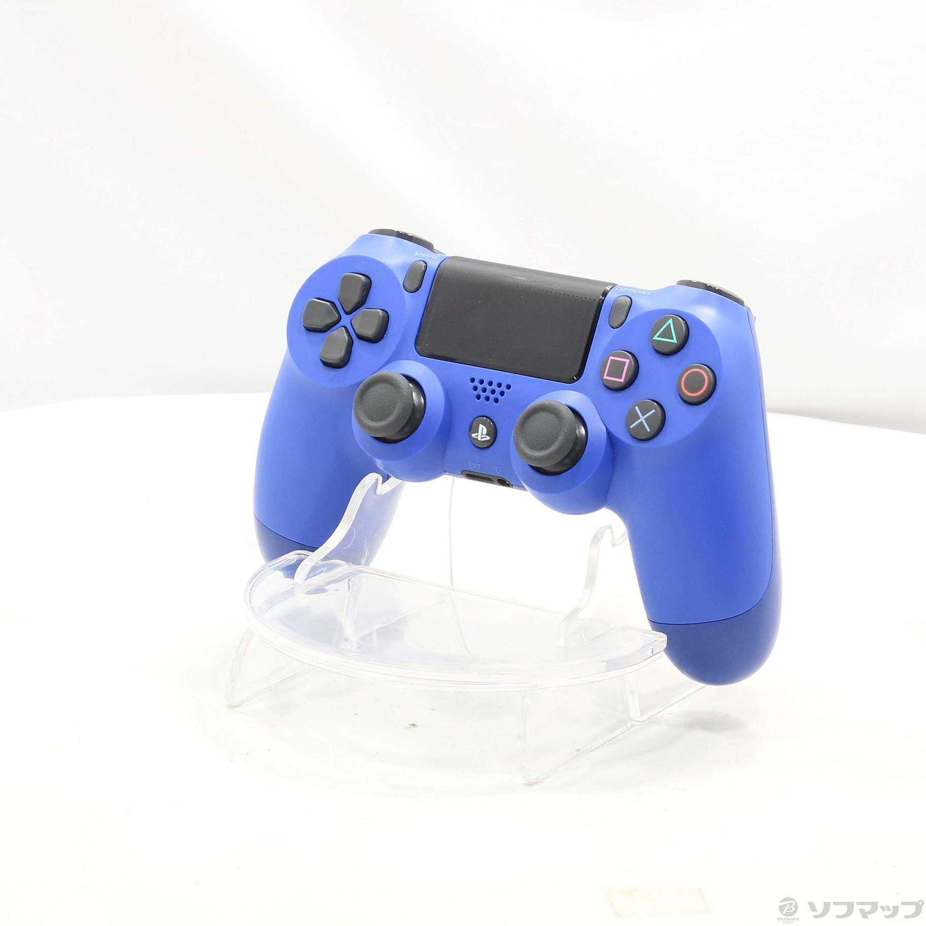 中古】ワイヤレスコントローラー DUALSHOCK4 ウェイブ・ブルー