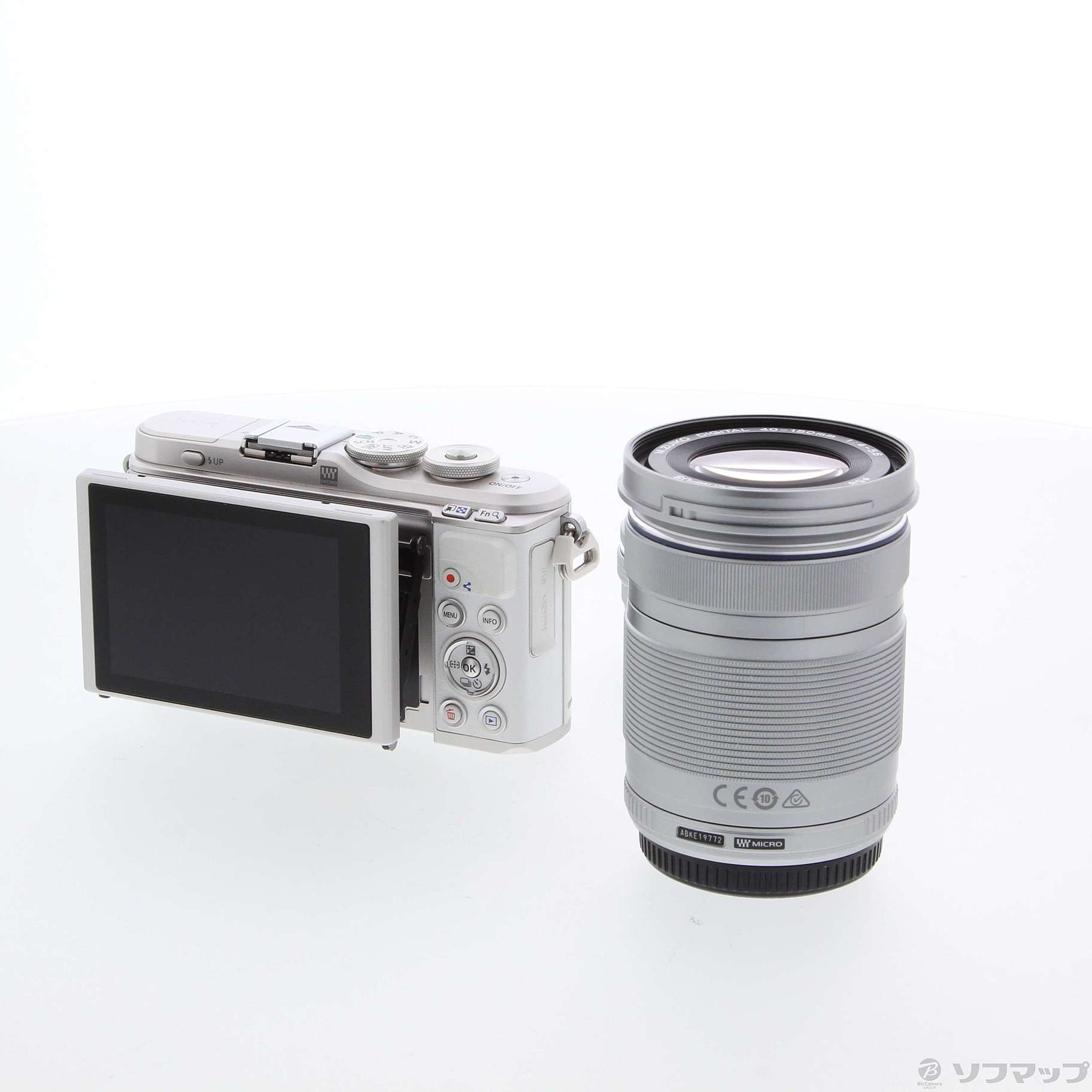 中古】PEN E-PL10 EZ ダブルズームキット ホワイト