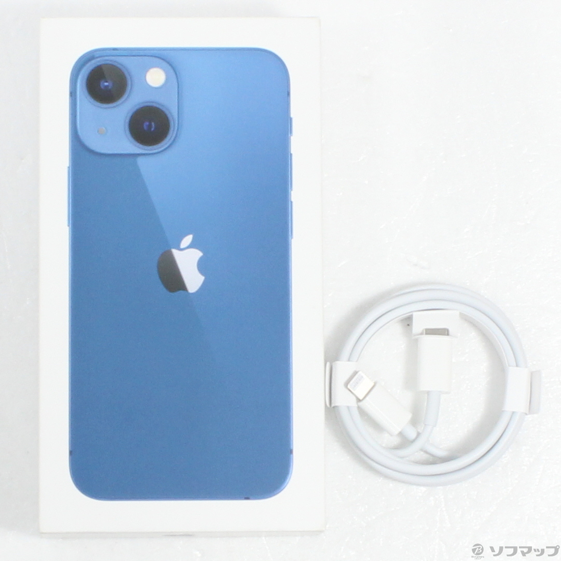 中古】iPhone13 mini 128GB ブルー MLJH3J／A SIMフリー