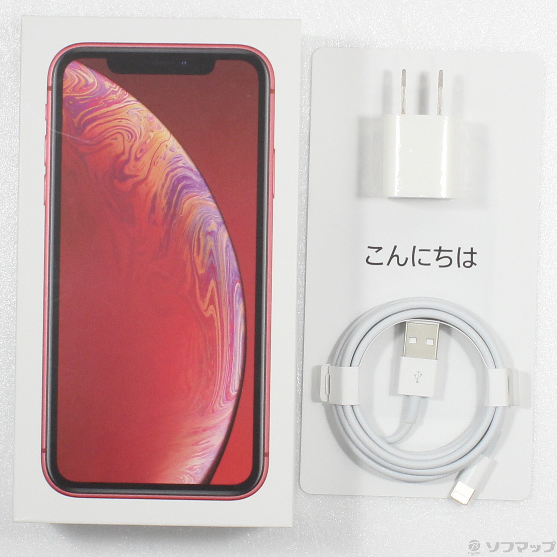 中古】iPhoneXR 256GB プロダクトレッド MT0X2J／A SIMフリー