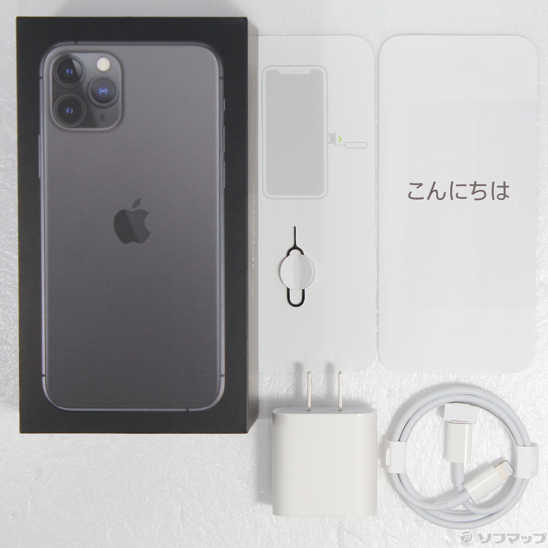 中古】iPhone11 Pro 64GB スペースグレイ MWC22J／A SIMフリー