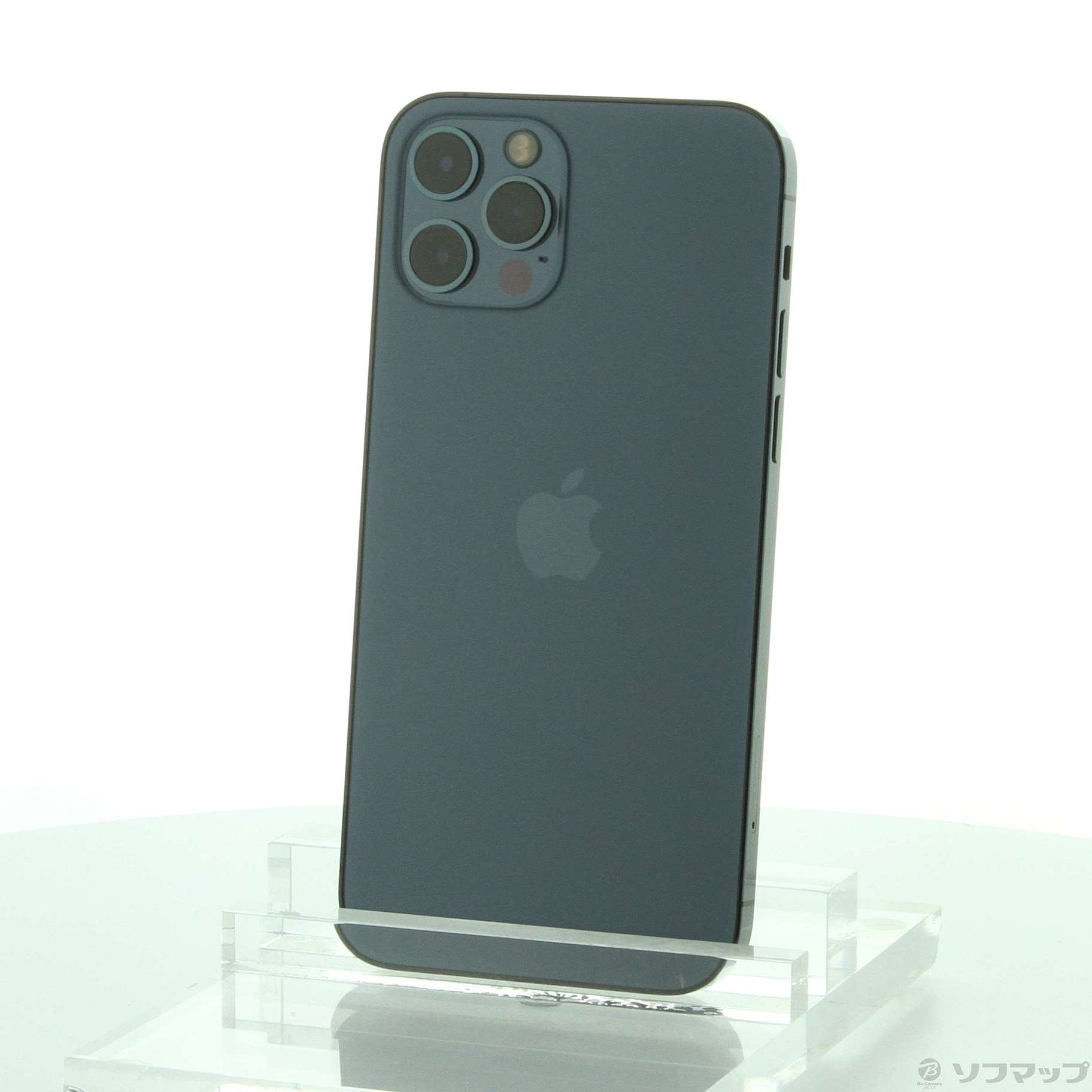 (中古)Apple iPhone12 Pro 128GB パシフィックブルー MGM83J/A SIMフリー(258-ud)