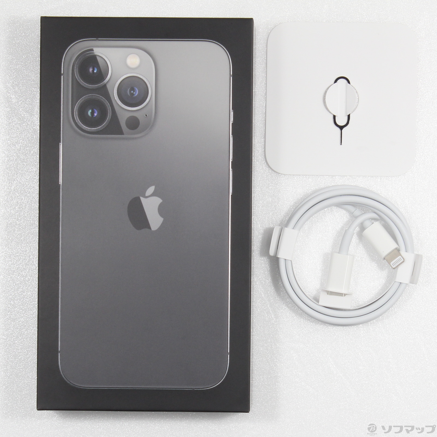 中古】セール対象品 iPhone13 Pro 256GB グラファイト MLUN3J／A SIM