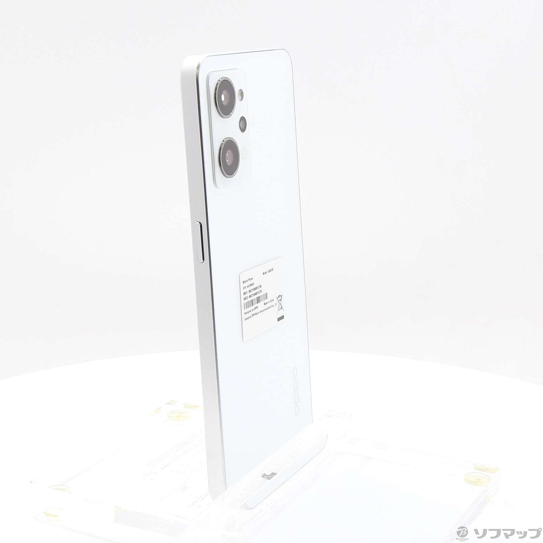 中古】OPPO Reno9 A 128GB ムーンホワイト YMOPRENO9A SIMフリー